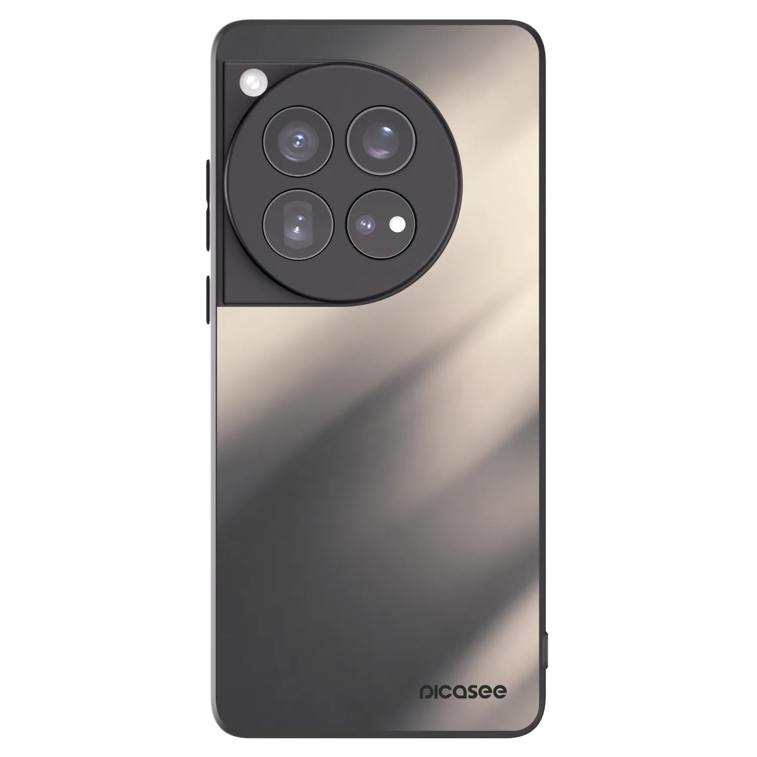 Picasee crna silikonska maskica za OnePlus 12 5G - Smoky Beige