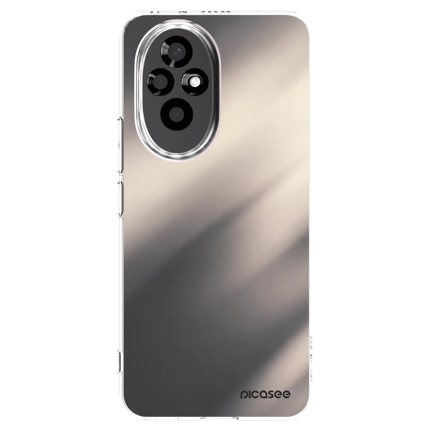 Picasee silikonska prozirna maskica za Honor 200 Pro 5G - Smoky Beige