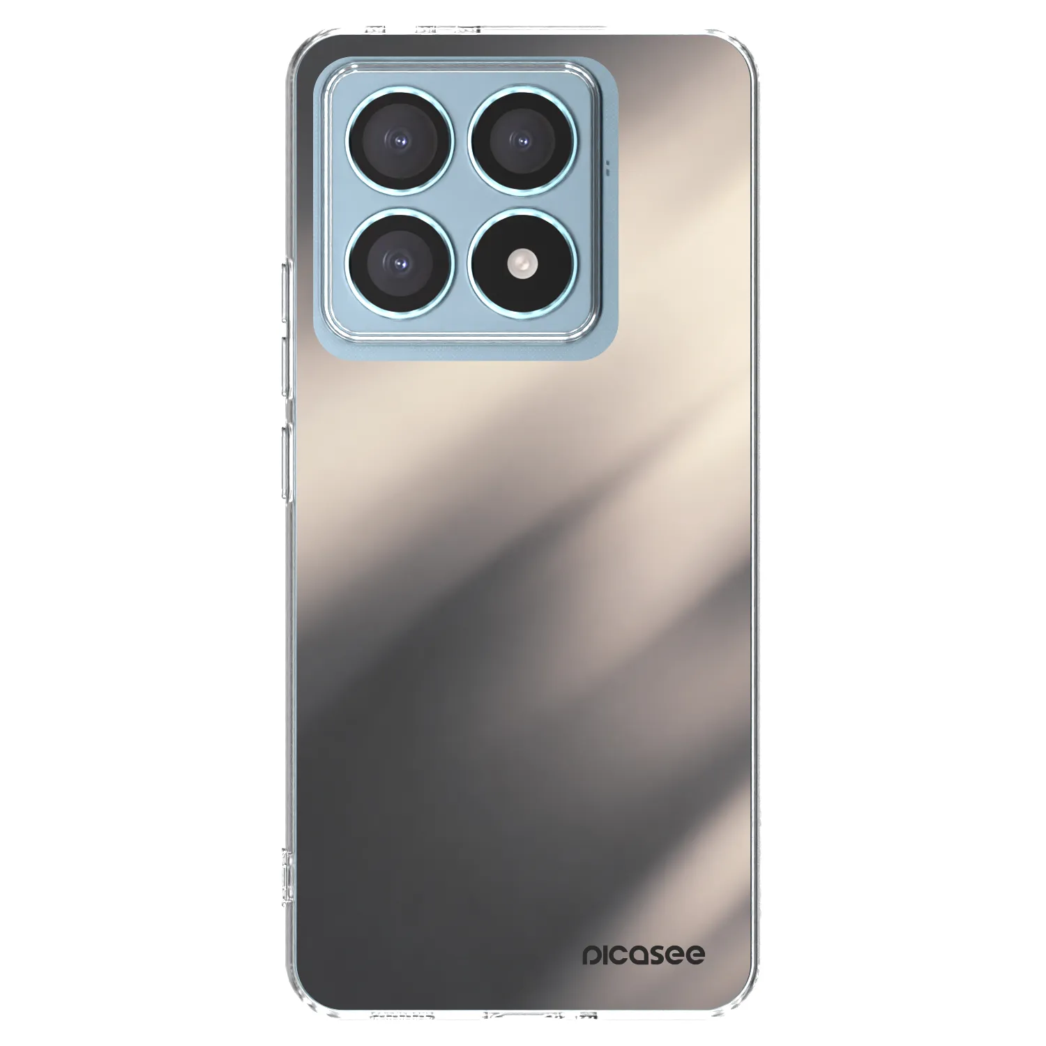 Picasee silikonska prozirna maskica za Xiaomi 14T Pro - Smoky Beige