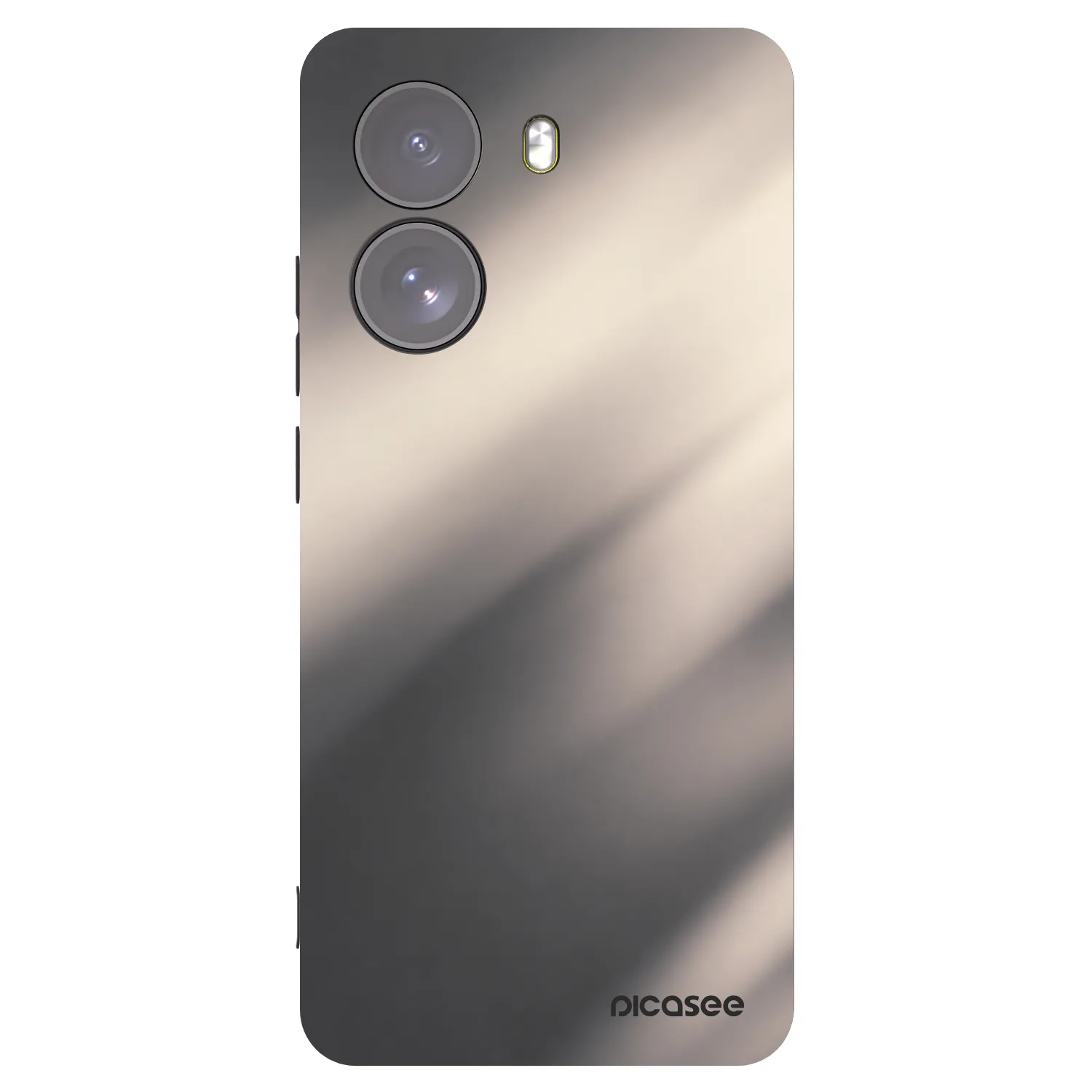 Picasee crna silikonska maskica za Xiaomi Poco X7 - Smoky Beige