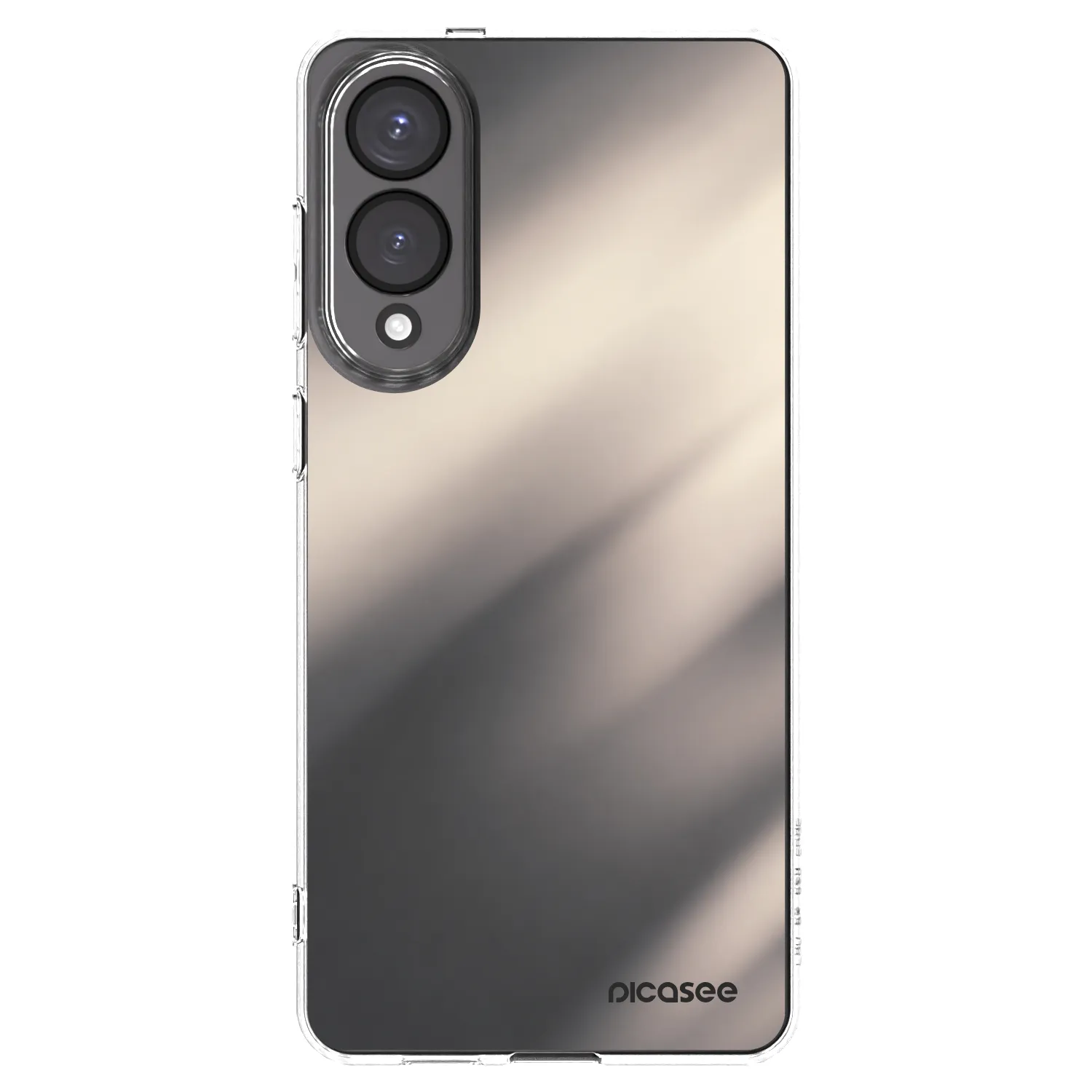 Picasee silikonska prozirna maskica za Samsung Galaxy S25 Edge 5G - Smoky Beige