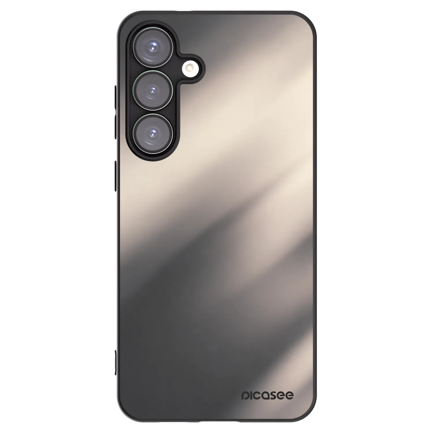 Picasee crna silikonska maskica za Samsung Galaxy S25+ 5G - Smoky Beige