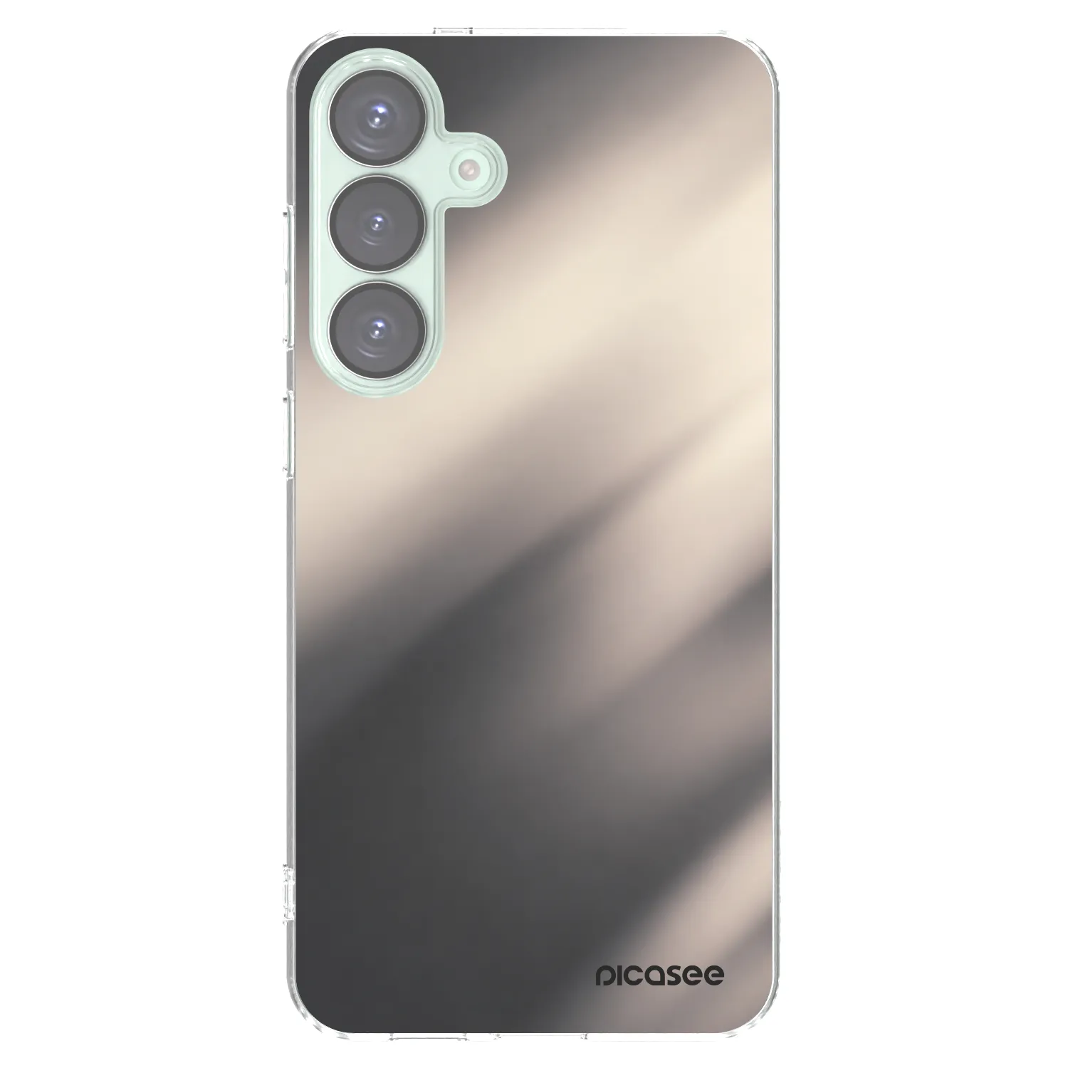 Picasee silikonska prozirna maskica za Samsung Galaxy S25+ 5G - Smoky Beige
