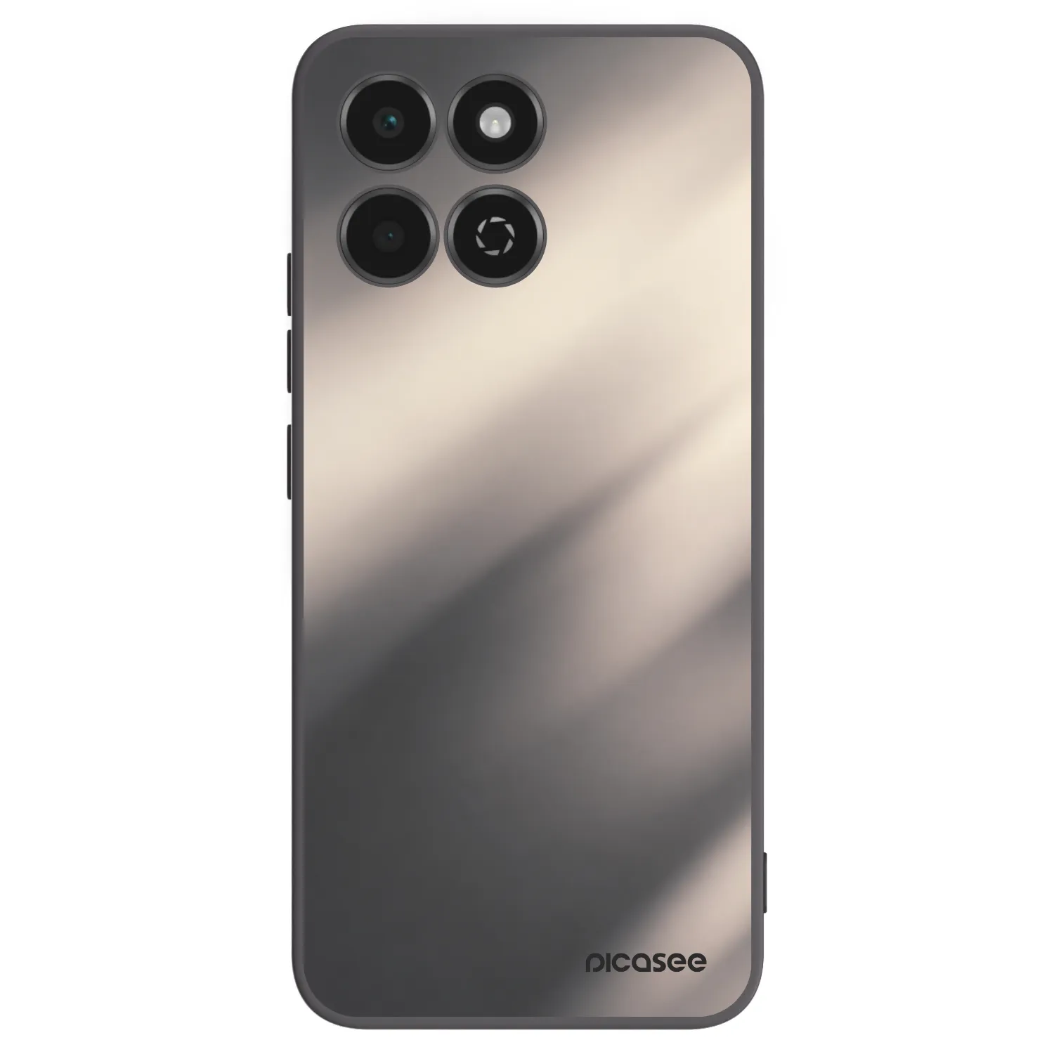 Picasee crna silikonska maskica za Honor 200 Smart 5G - Smoky Beige