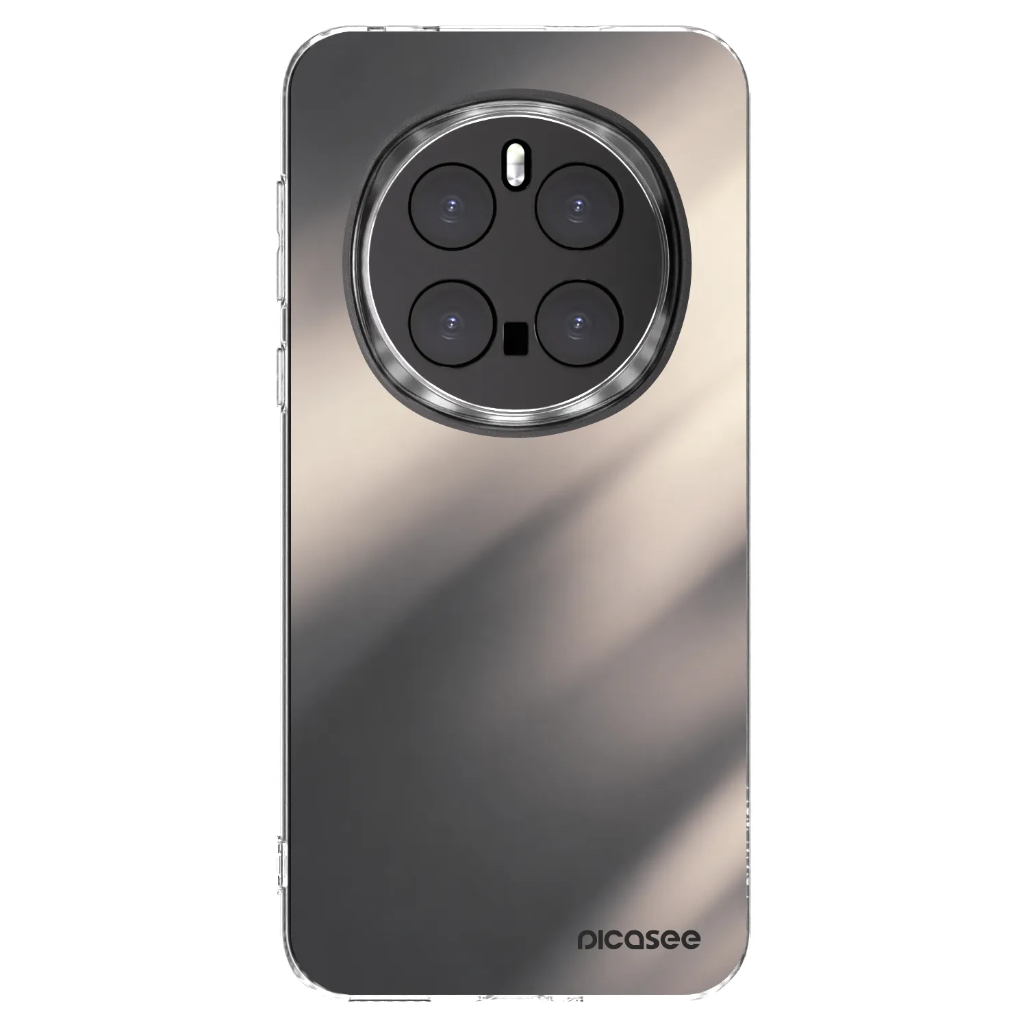 Picasee silikonska prozirna maskica za Honor Magic7 Pro 5G - Smoky Beige