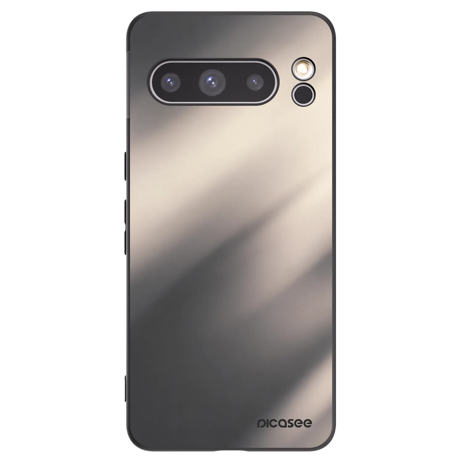 Picasee crna silikonska maskica za Google Pixel 8 Pro - Smoky Beige