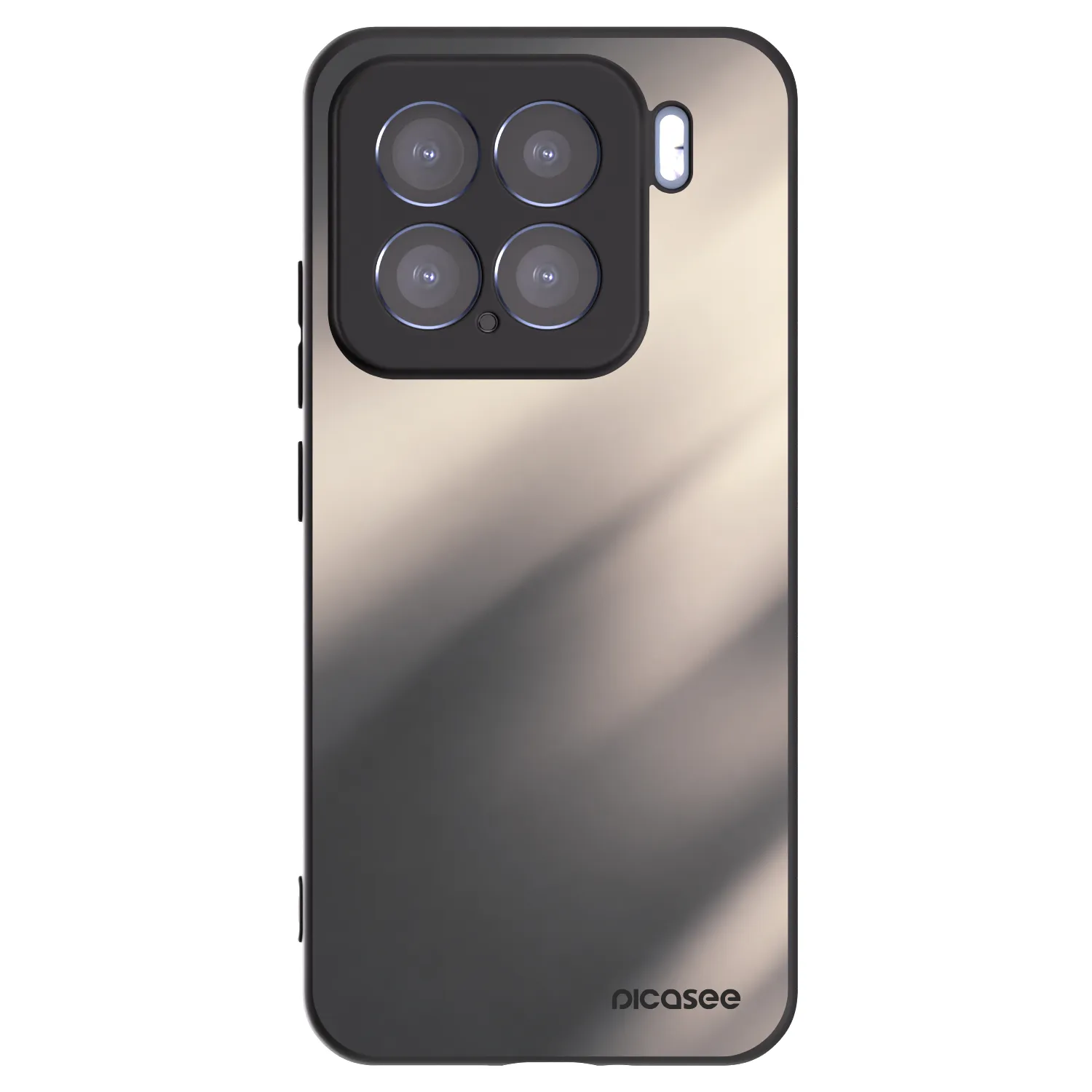 Picasee crna silikonska maskica za Xiaomi 15 - Smoky Beige