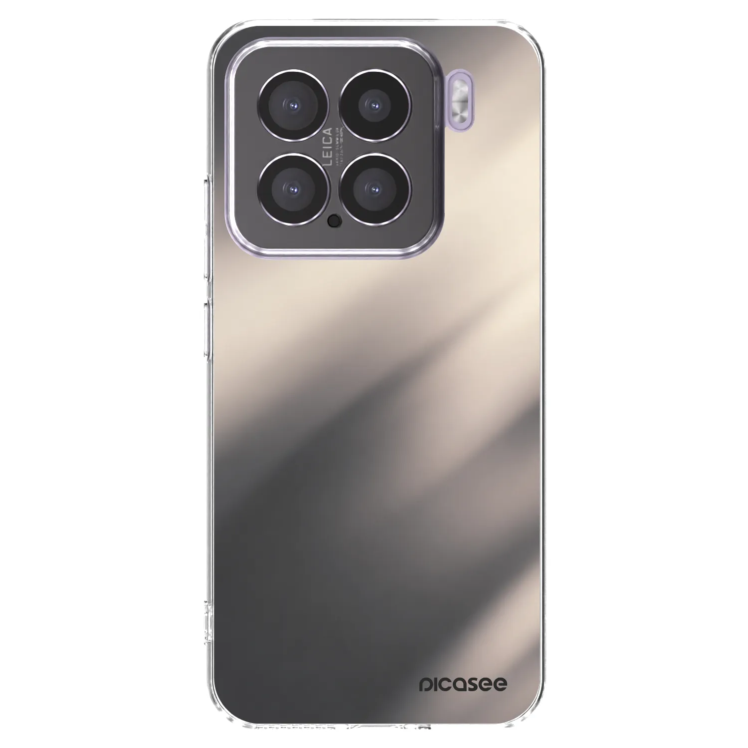 Picasee silikonska prozirna maskica za Xiaomi 15 - Smoky Beige