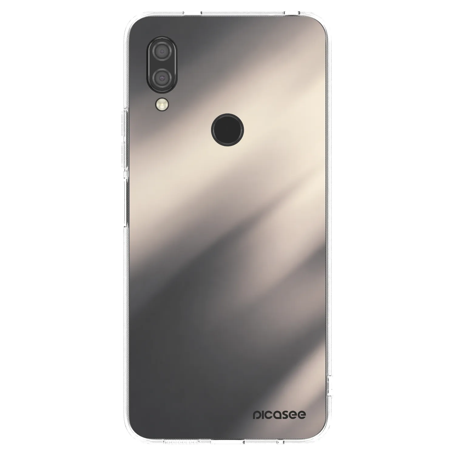 Picasee silikonska prozirna maskica za Xiaomi Redmi 7 - Smoky Beige