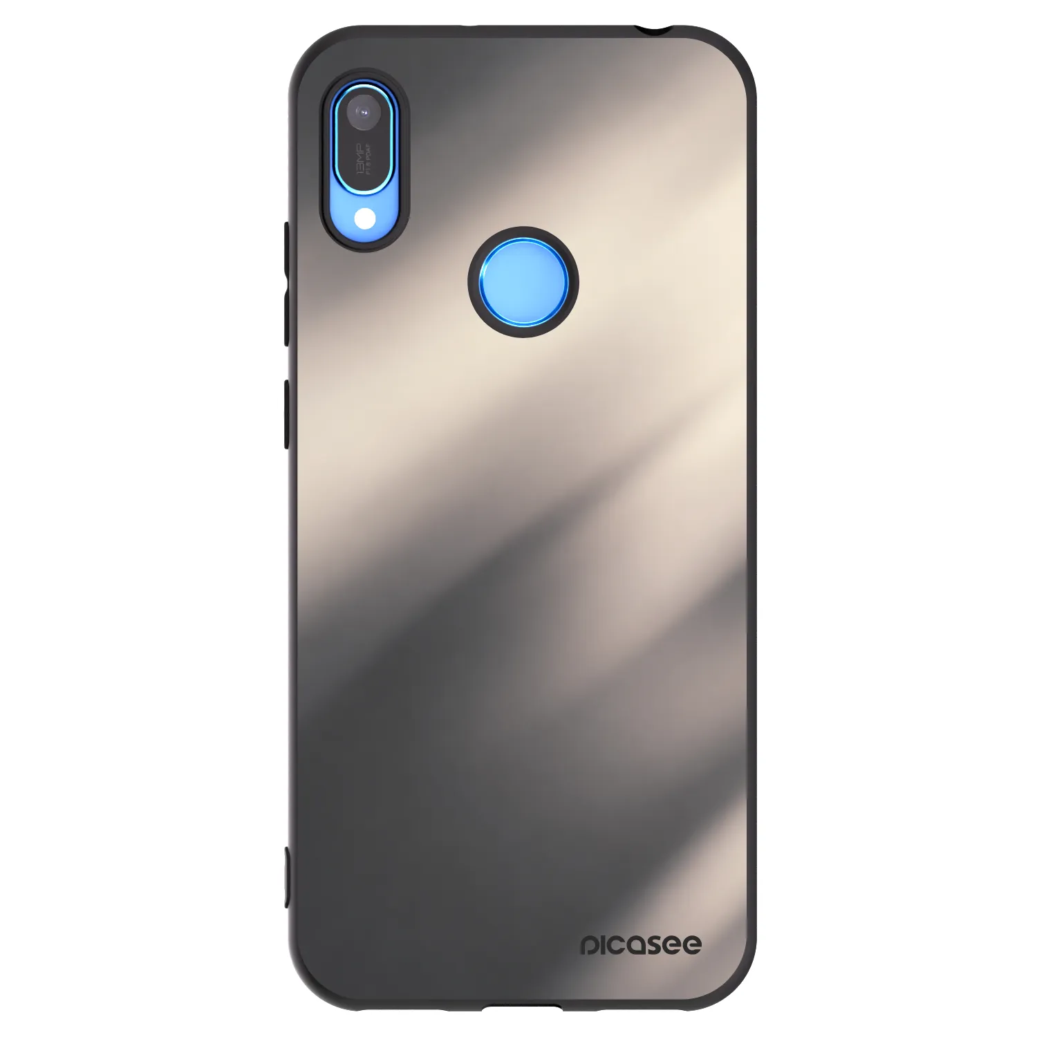 Picasee crna silikonska maskica za Huawei Y6 2019 - Smoky Beige