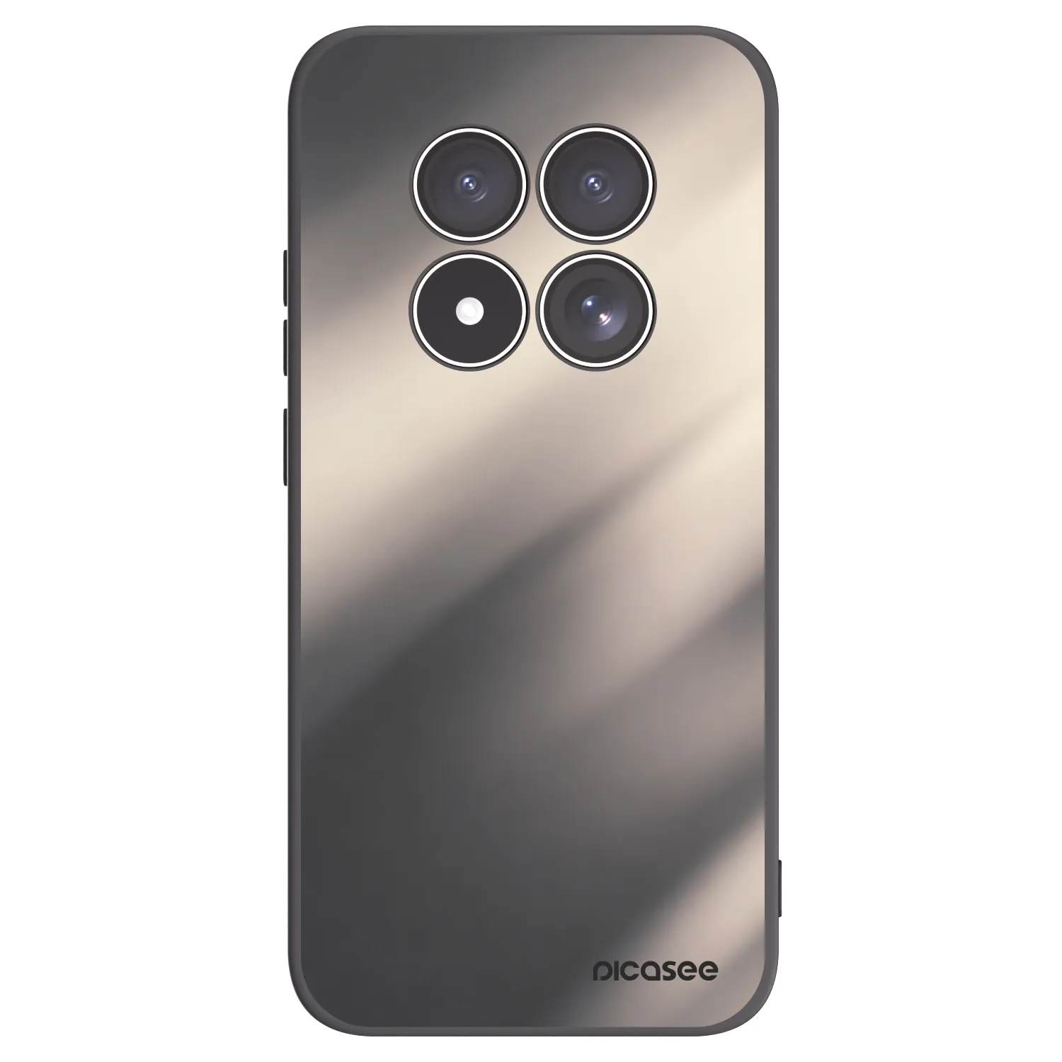 Picasee crna silikonska maskica za Xiaomi Redmi Note 15 Pro 4G - Smoky Beige