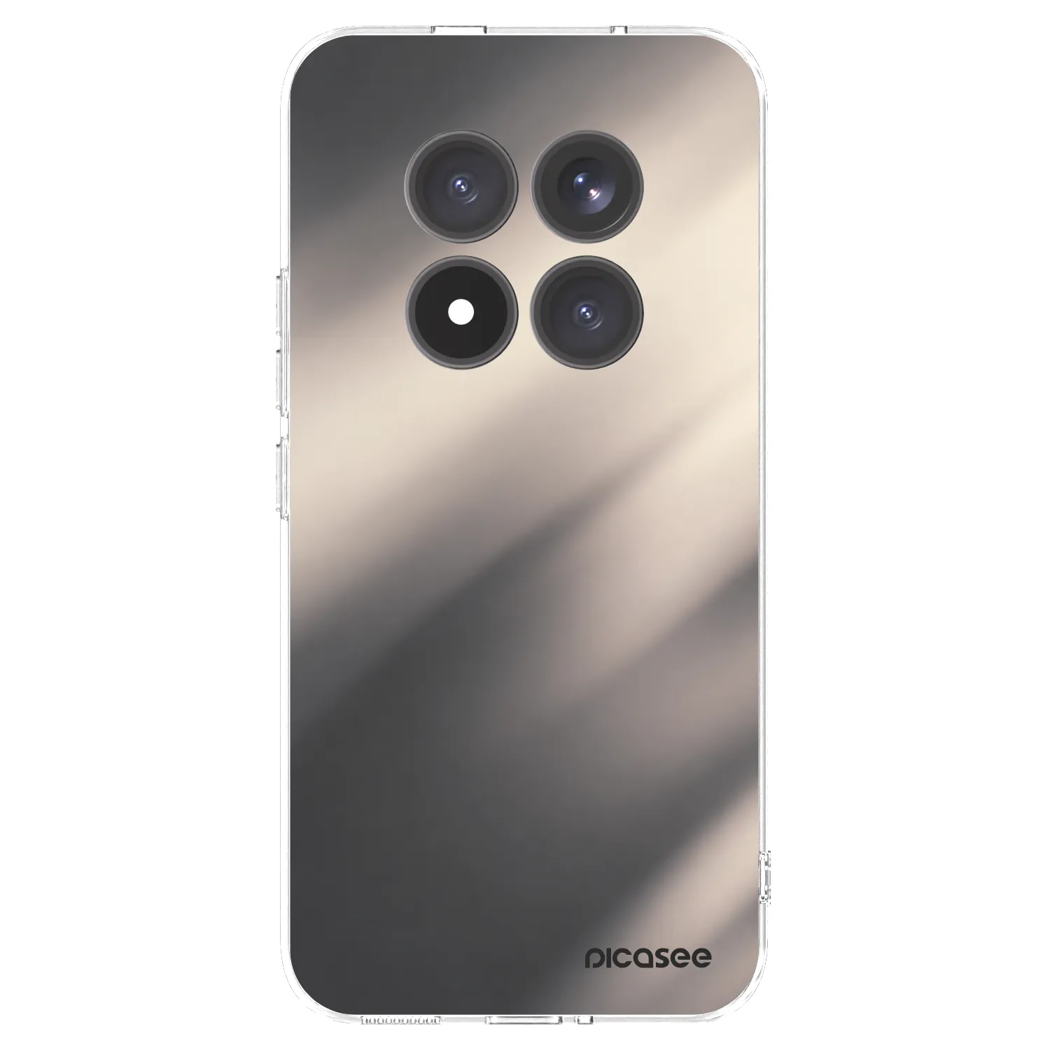Picasee silikonska prozirna maskica za Xiaomi Redmi Note 15 Pro+ - Smoky Beige