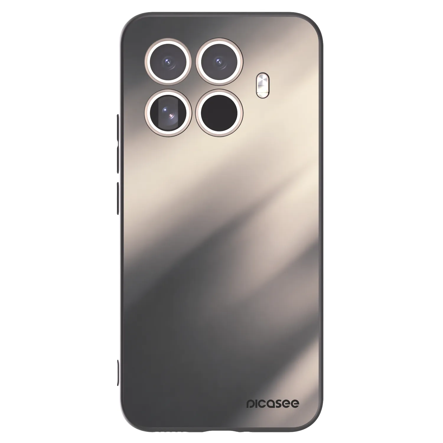 Picasee crna silikonska maskica za Xiaomi 15T Pro - Smoky Beige