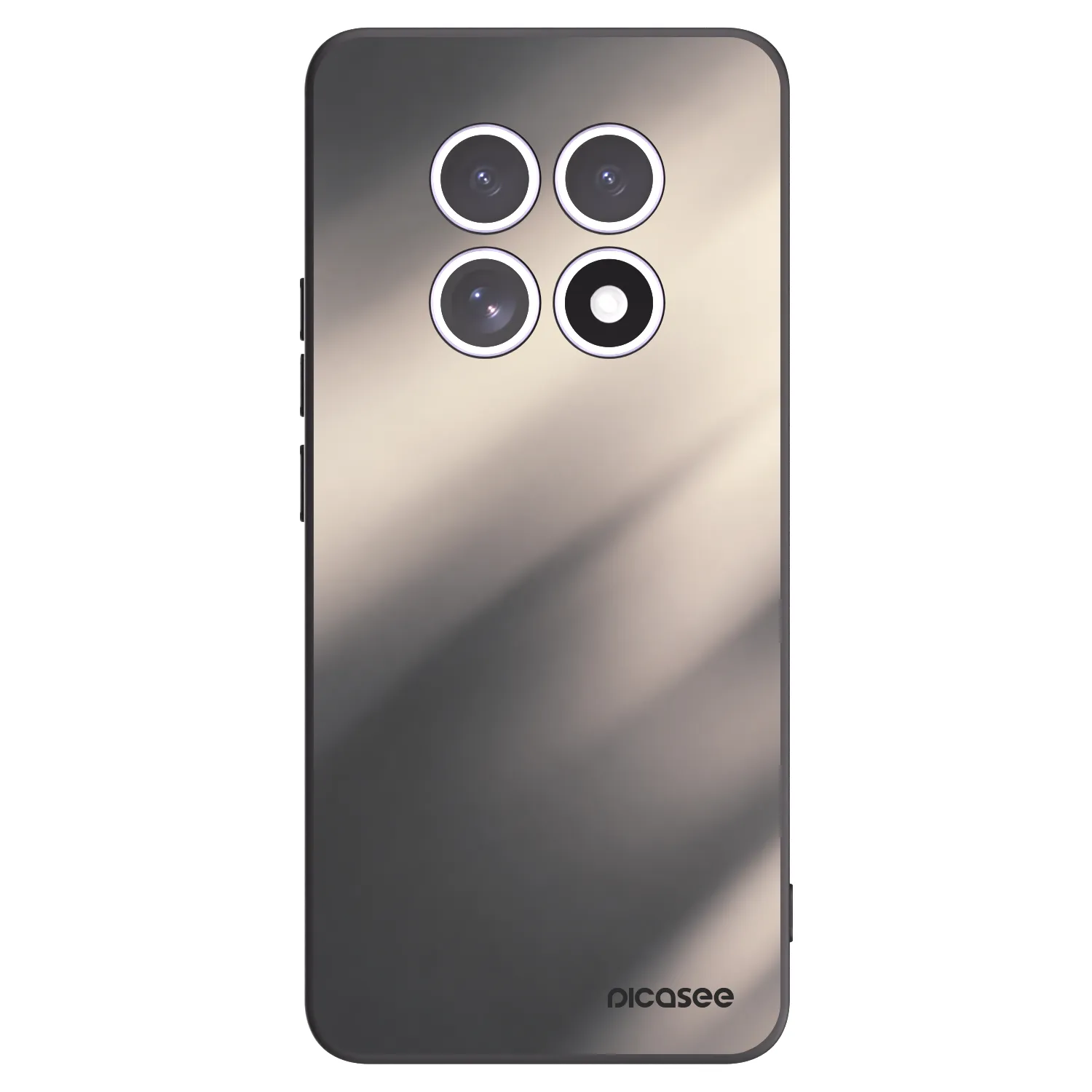 Picasee crna silikonska maskica za Xiaomi Redmi Note 15 4G - Smoky Beige