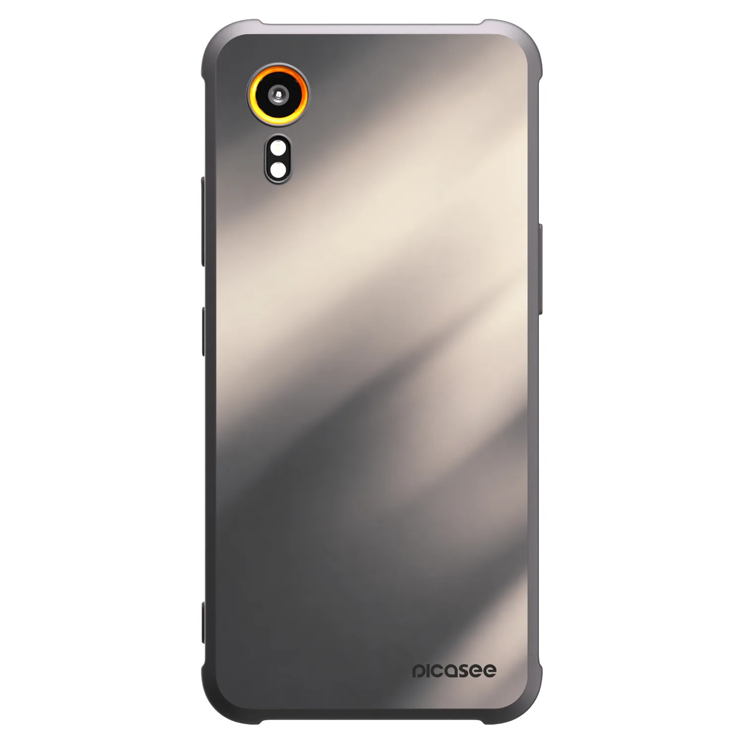Picasee crna silikonska maskica za Samsung Galaxy XCover 7 - Smoky Beige