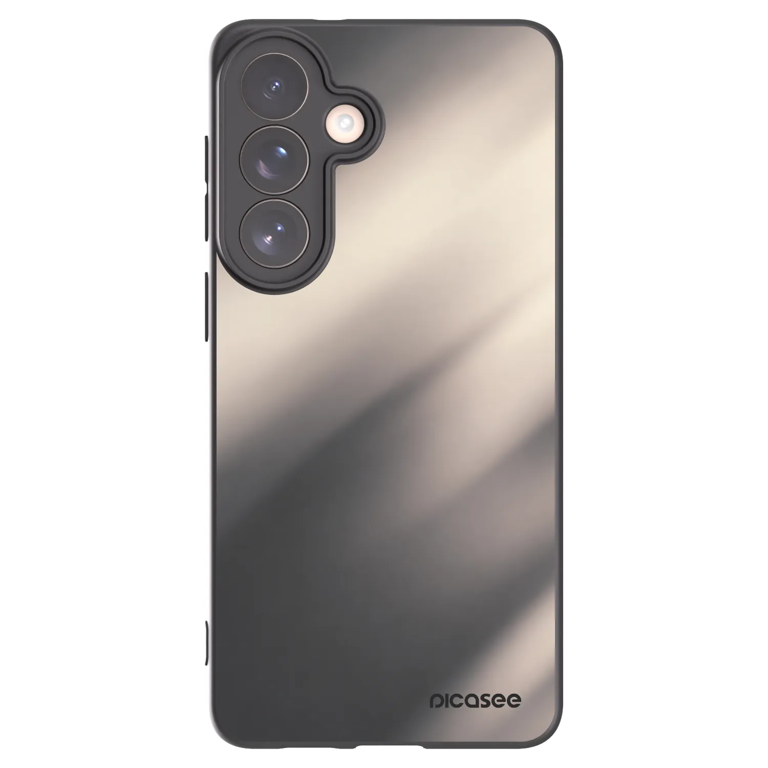 Picasee crna silikonska maskica za Samsung Galaxy S26+ - Smoky Beige
