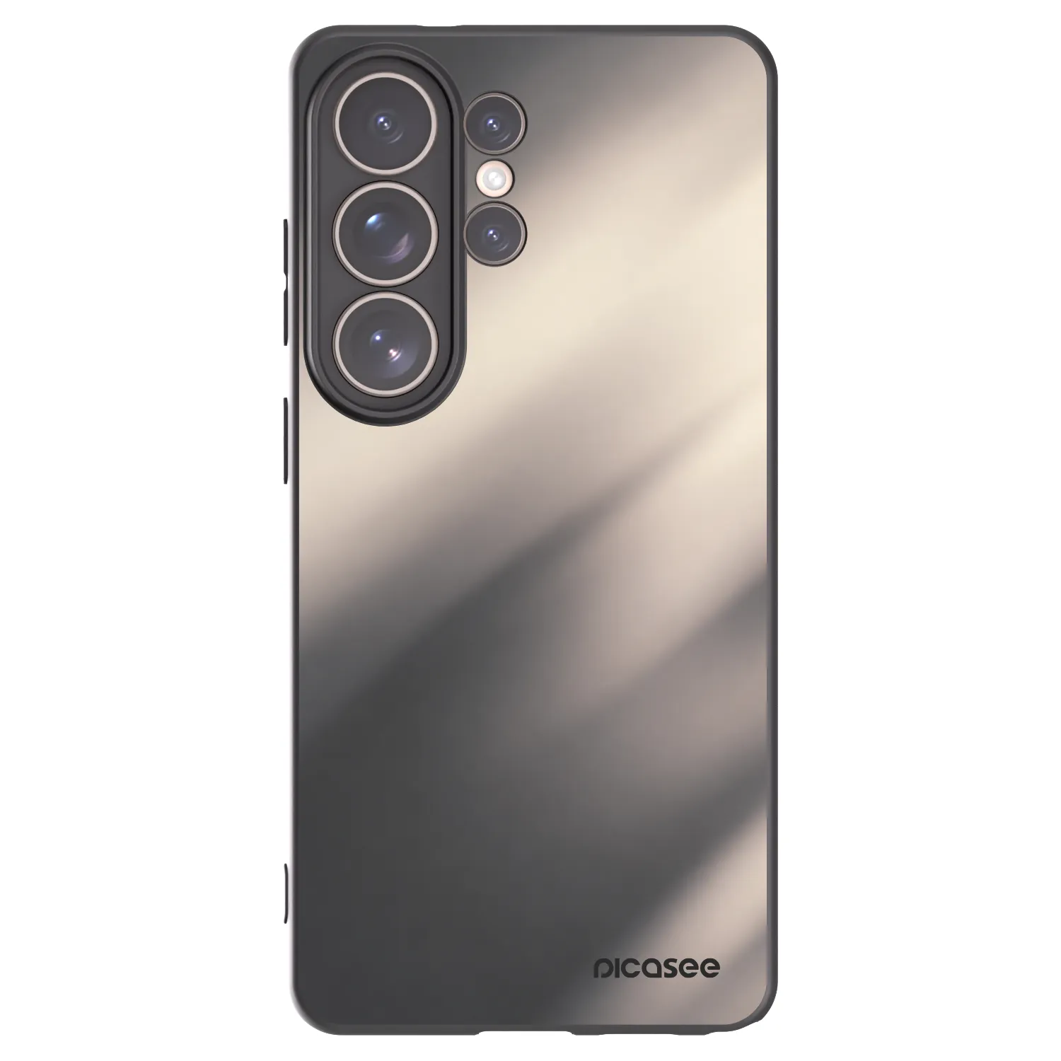 Picasee crna silikonska maskica za Samsung Galaxy S26 Ultra - Smoky Beige