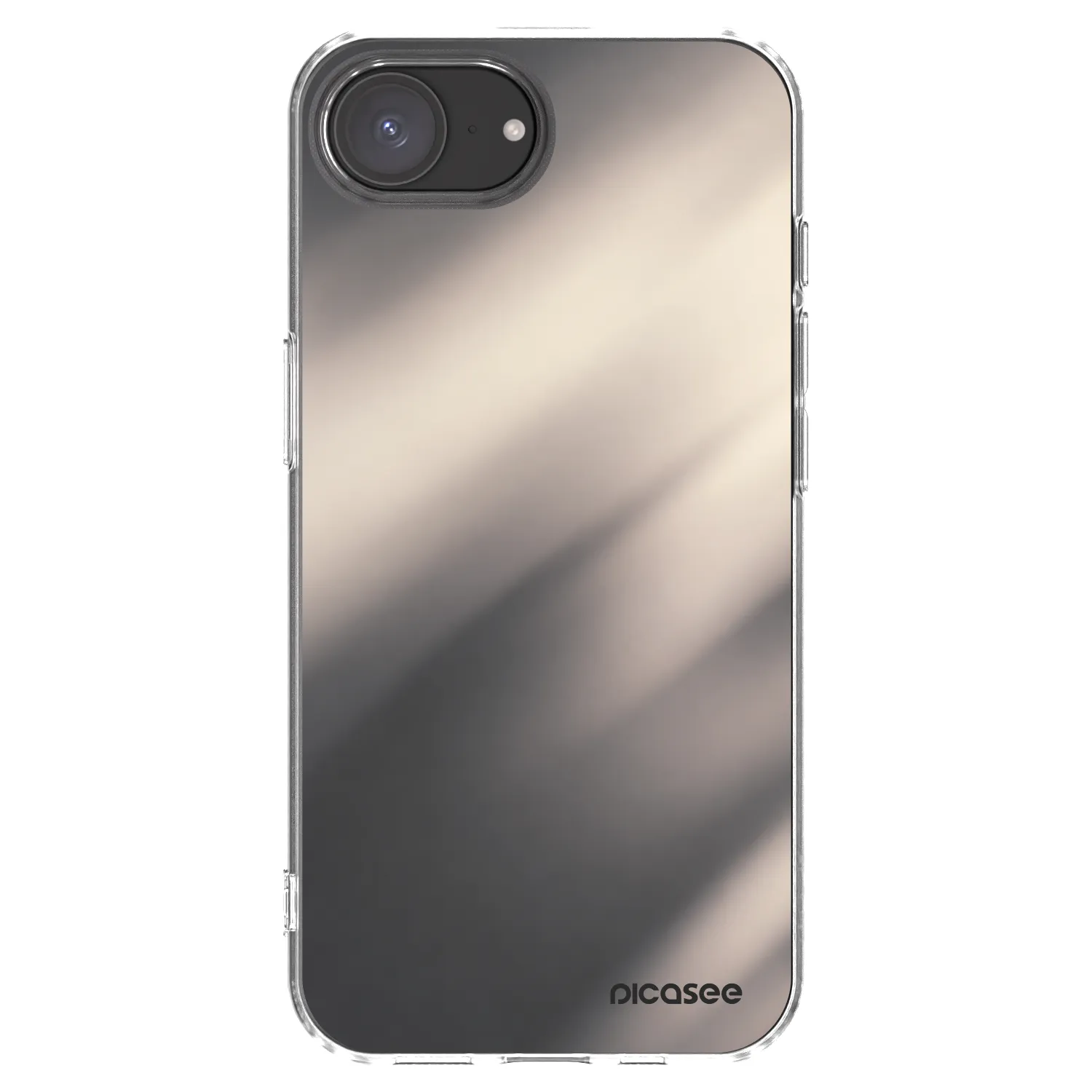 Picasee silikonska prozirna maskica za Apple iPhone 17e - Smoky Beige