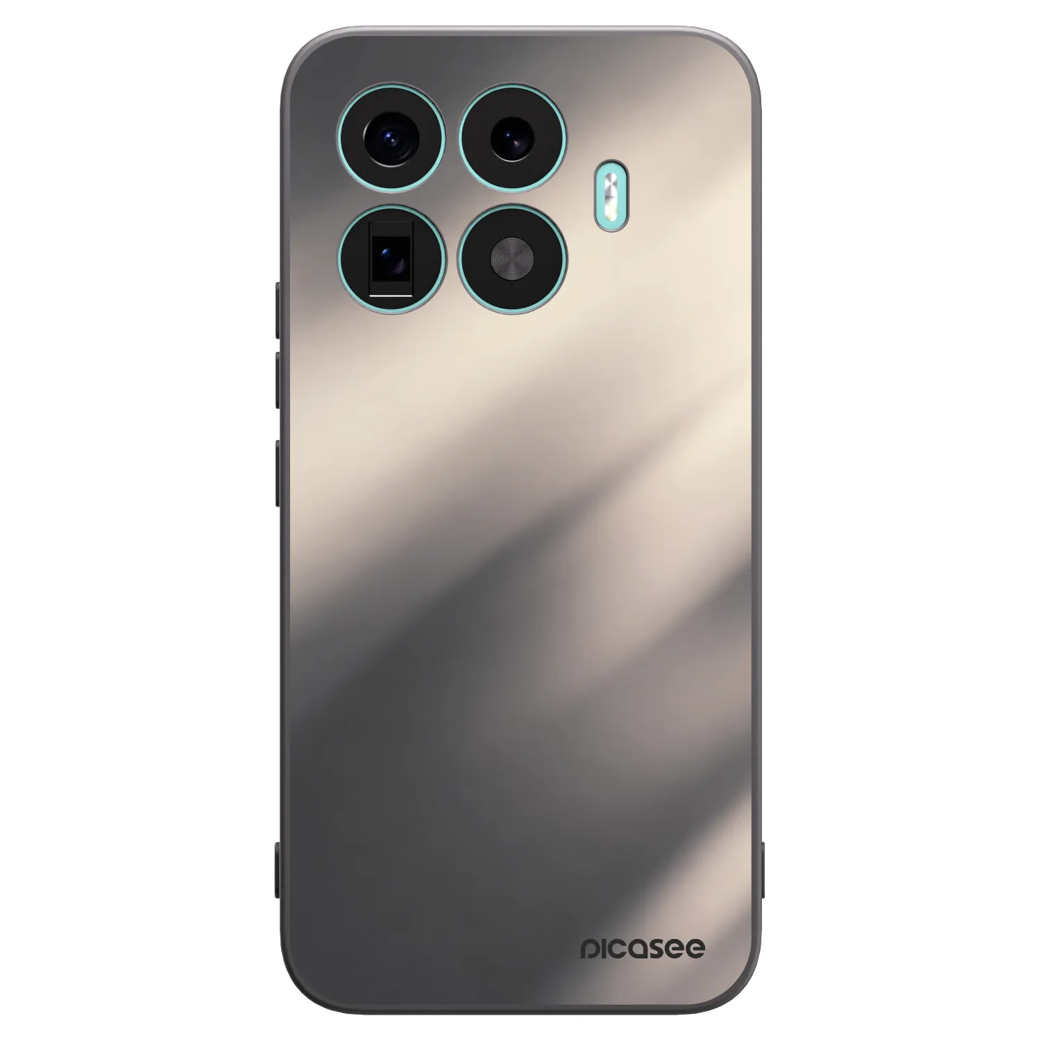 Picasee crna silikonska maskica za Xiaomi 17T Pro - Smoky Beige
