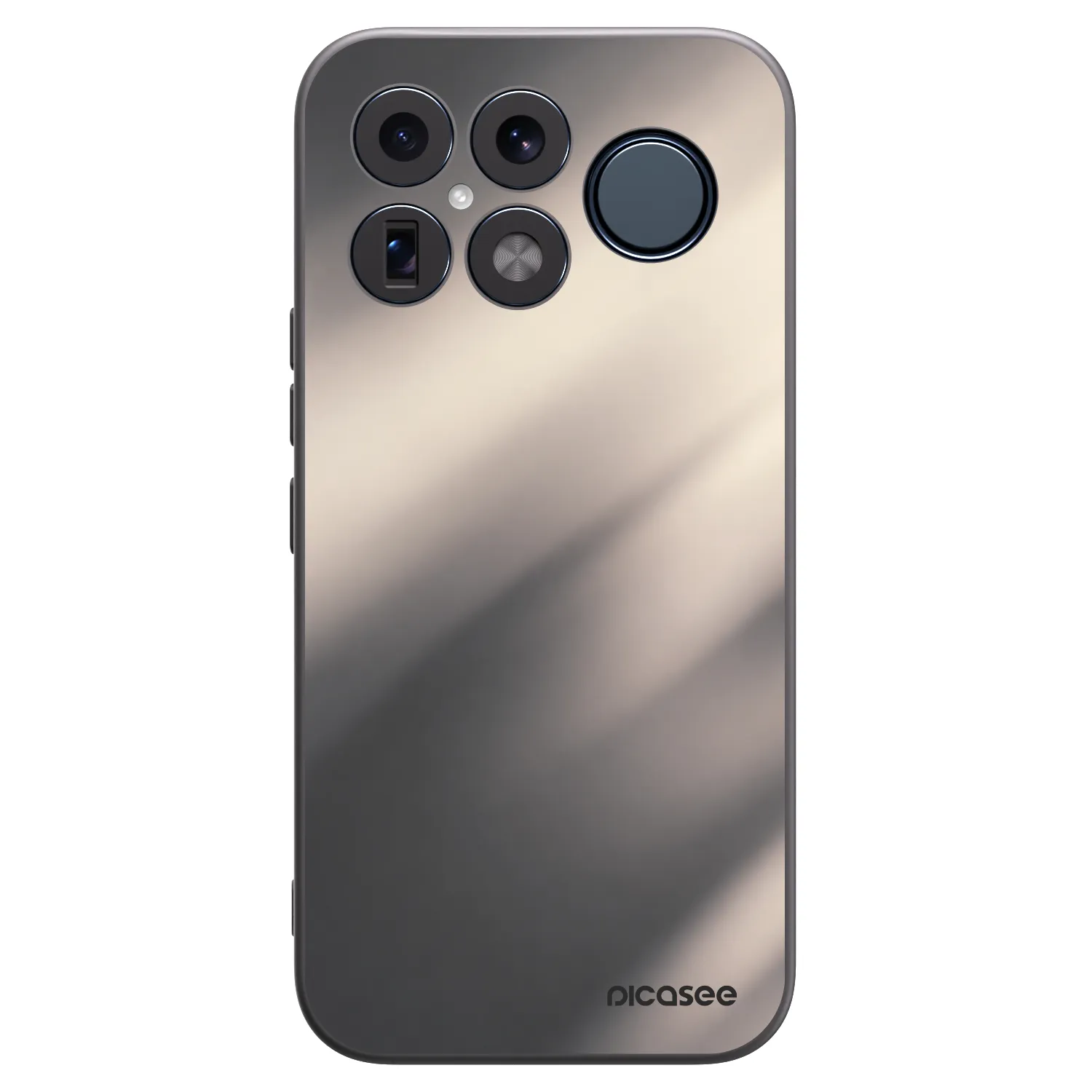 Picasee crna silikonska maskica za Xiaomi Poco F8 Ultra - Smoky Beige