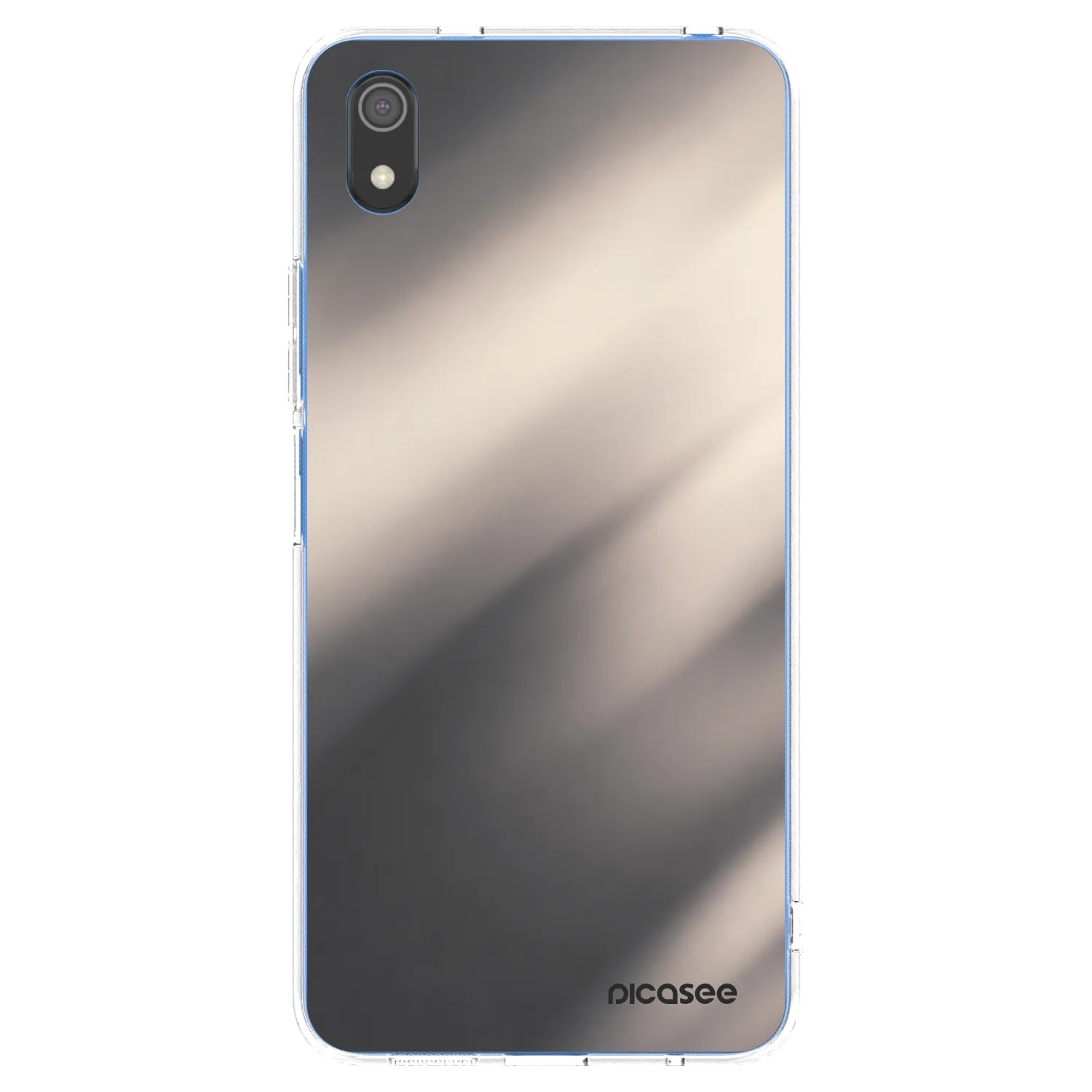 Picasee silikonska prozirna maskica za Xiaomi Redmi 7A - Smoky Beige