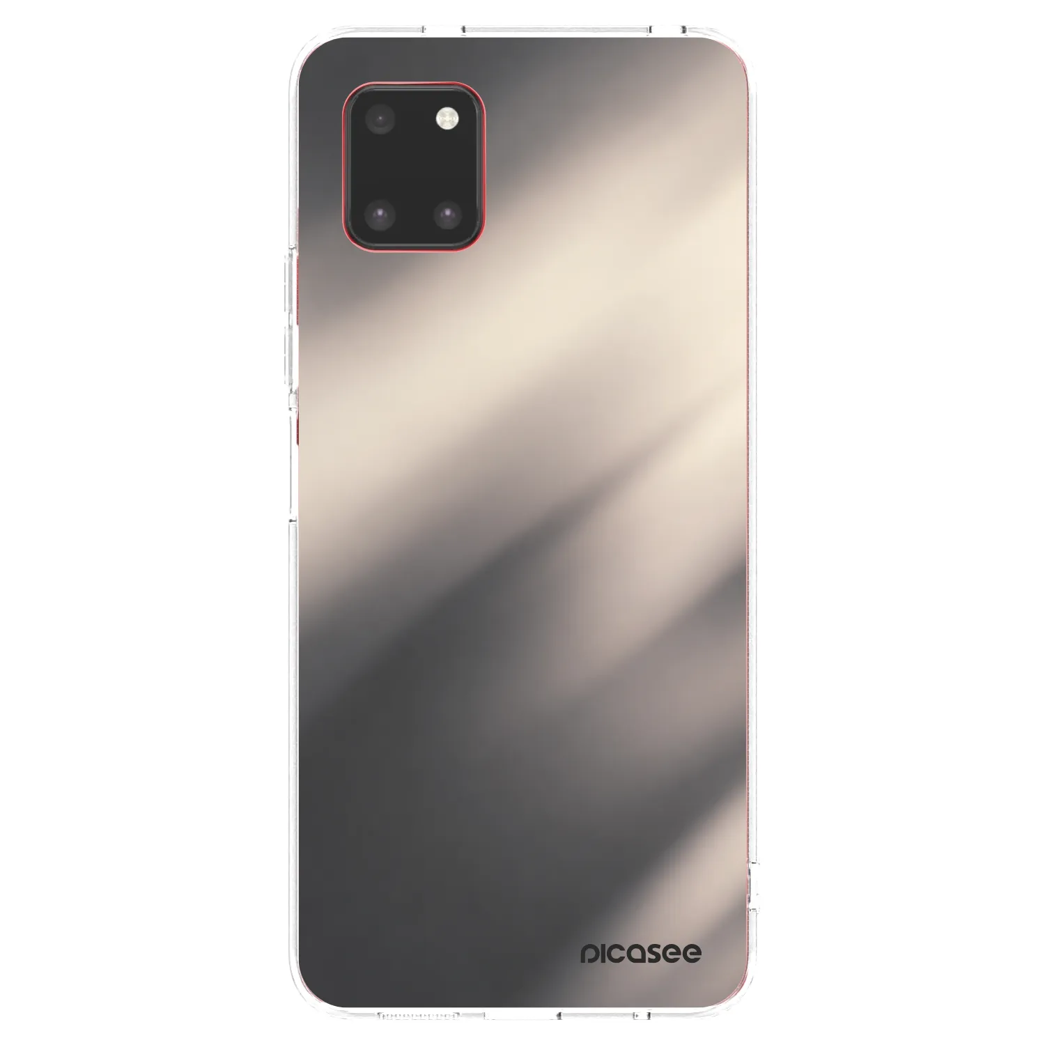 Picasee silikonska prozirna maskica za Samsung Galaxy Note 10 Lite N770F - Smoky Beige