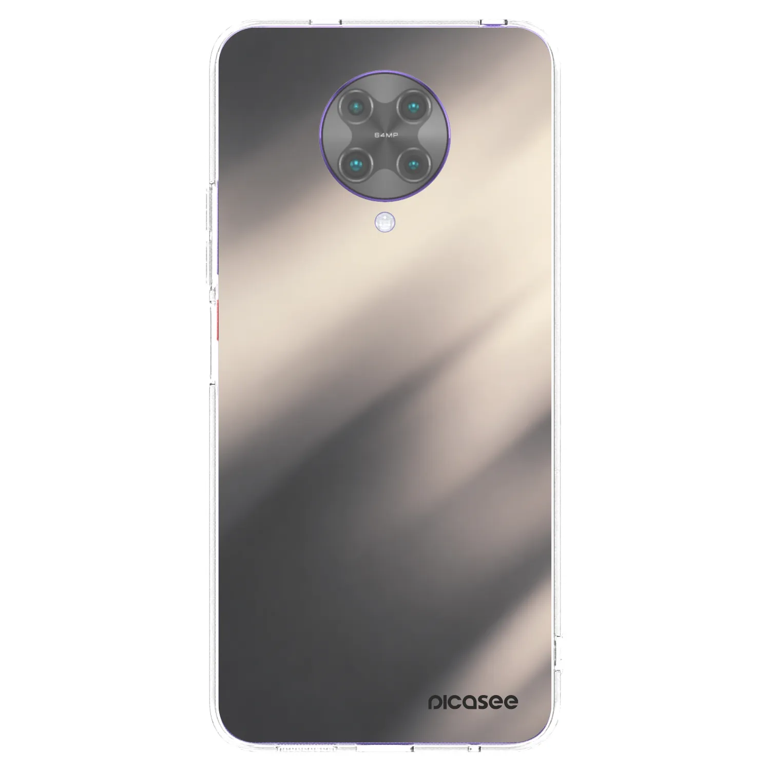 Picasee silikonska prozirna maskica za Xiaomi Poco F2 Pro - Smoky Beige