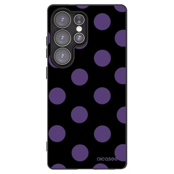 Picasee crna silikonska maskica za Samsung Galaxy S25 Ultra 5G - Big flickers