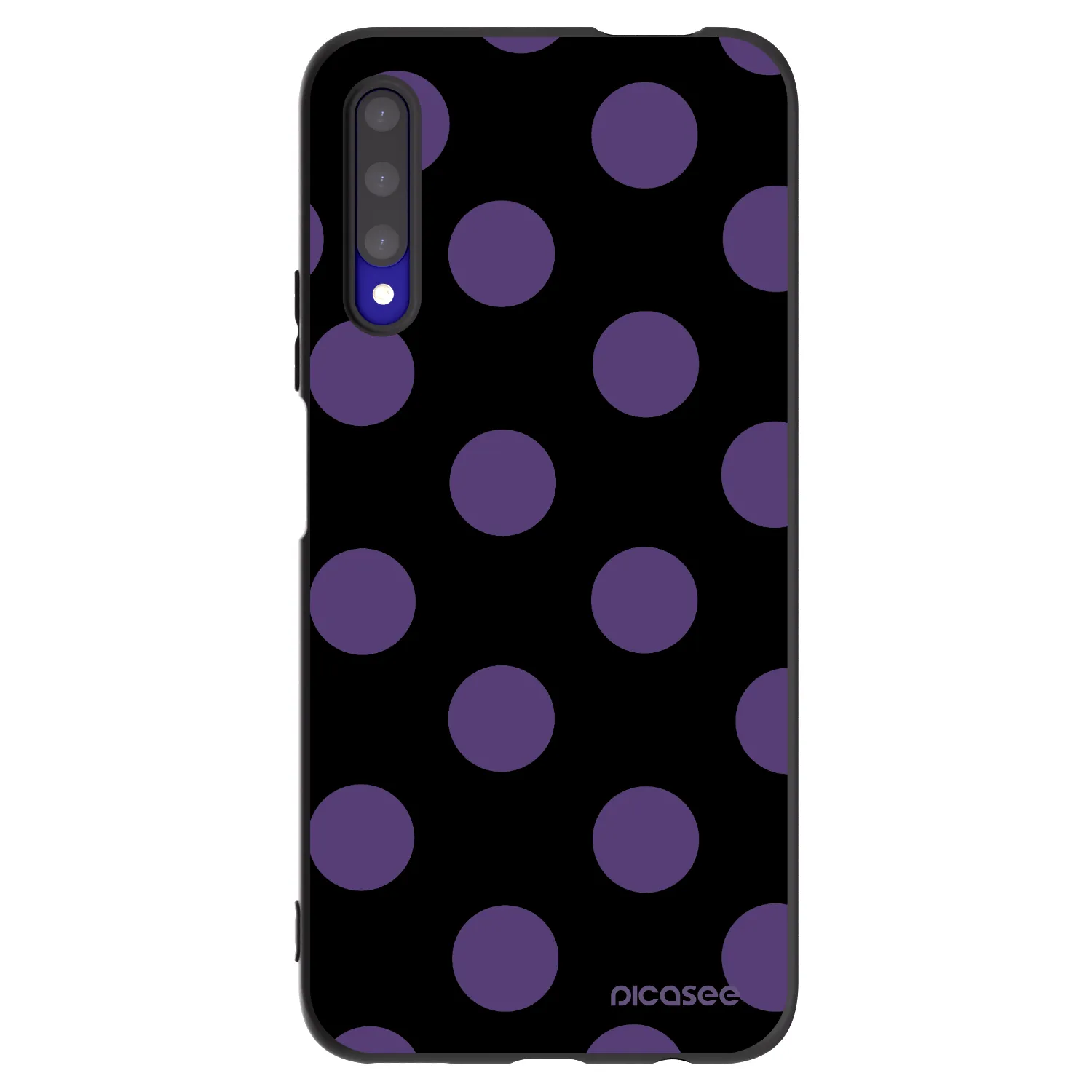 Picasee crna silikonska maskica za Honor 9X Pro - Big flickers