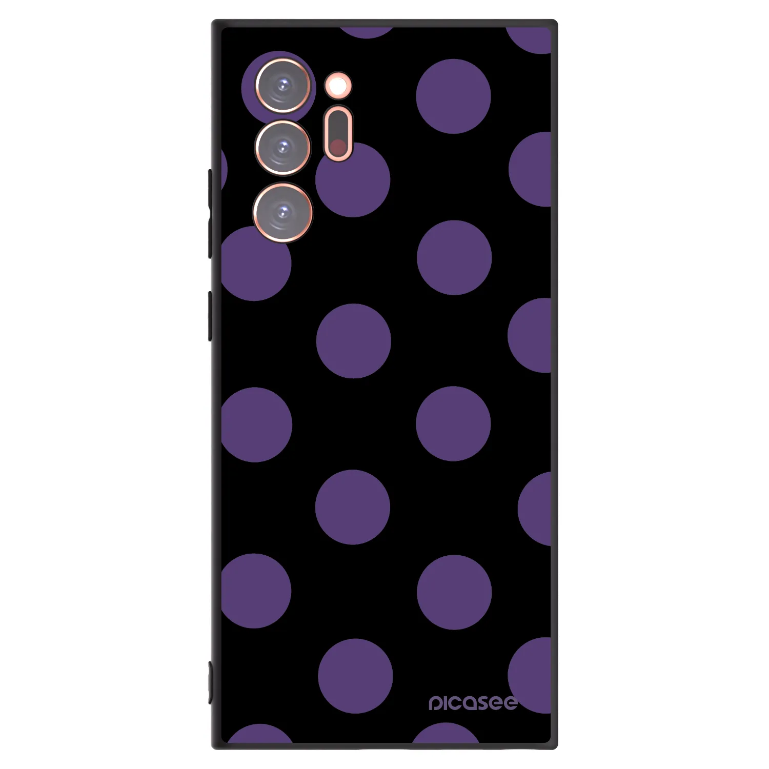 Picasee crna silikonska maskica za Samsung Galaxy Note 20 Ultra - Big flickers