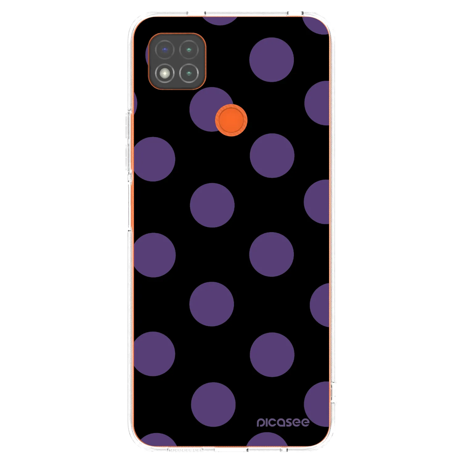 Picasee silikonska prozirna maskica za Xiaomi Redmi 9C - Big flickers