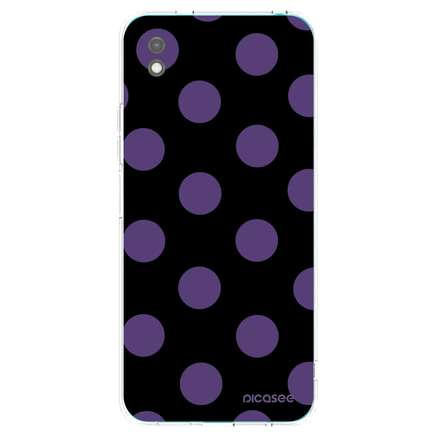 Picasee crna silikonska maskica za Xiaomi Redmi 9A - Big flickers