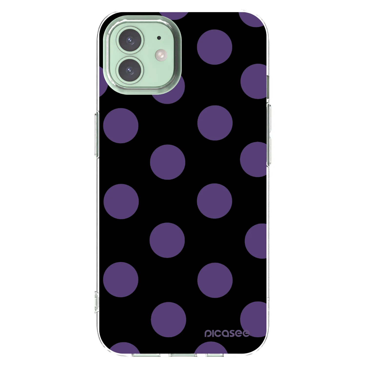 Picasee silikonska prozirna maskica za Apple iPhone 12 - Big flickers
