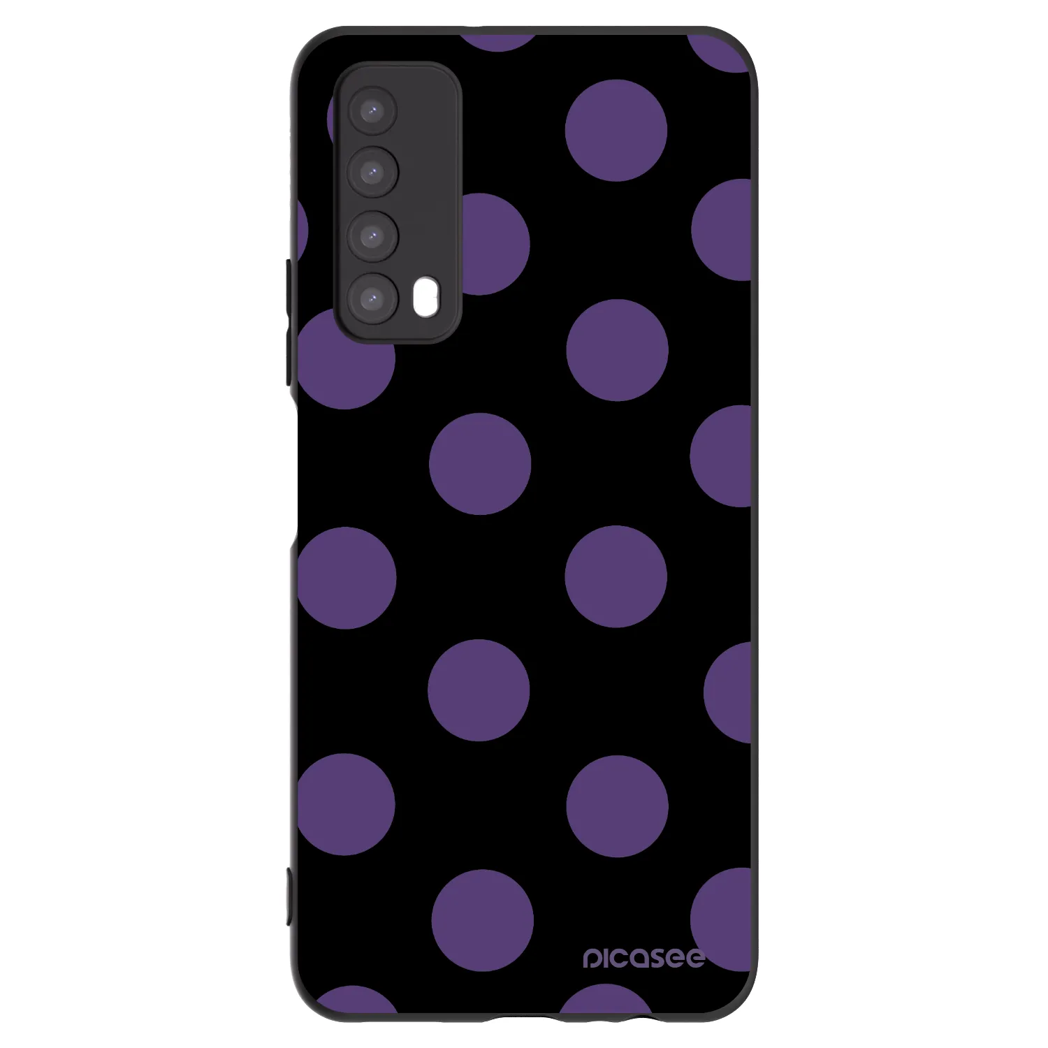Picasee crna silikonska maskica za Huawei P Smart 2021 - Big flickers
