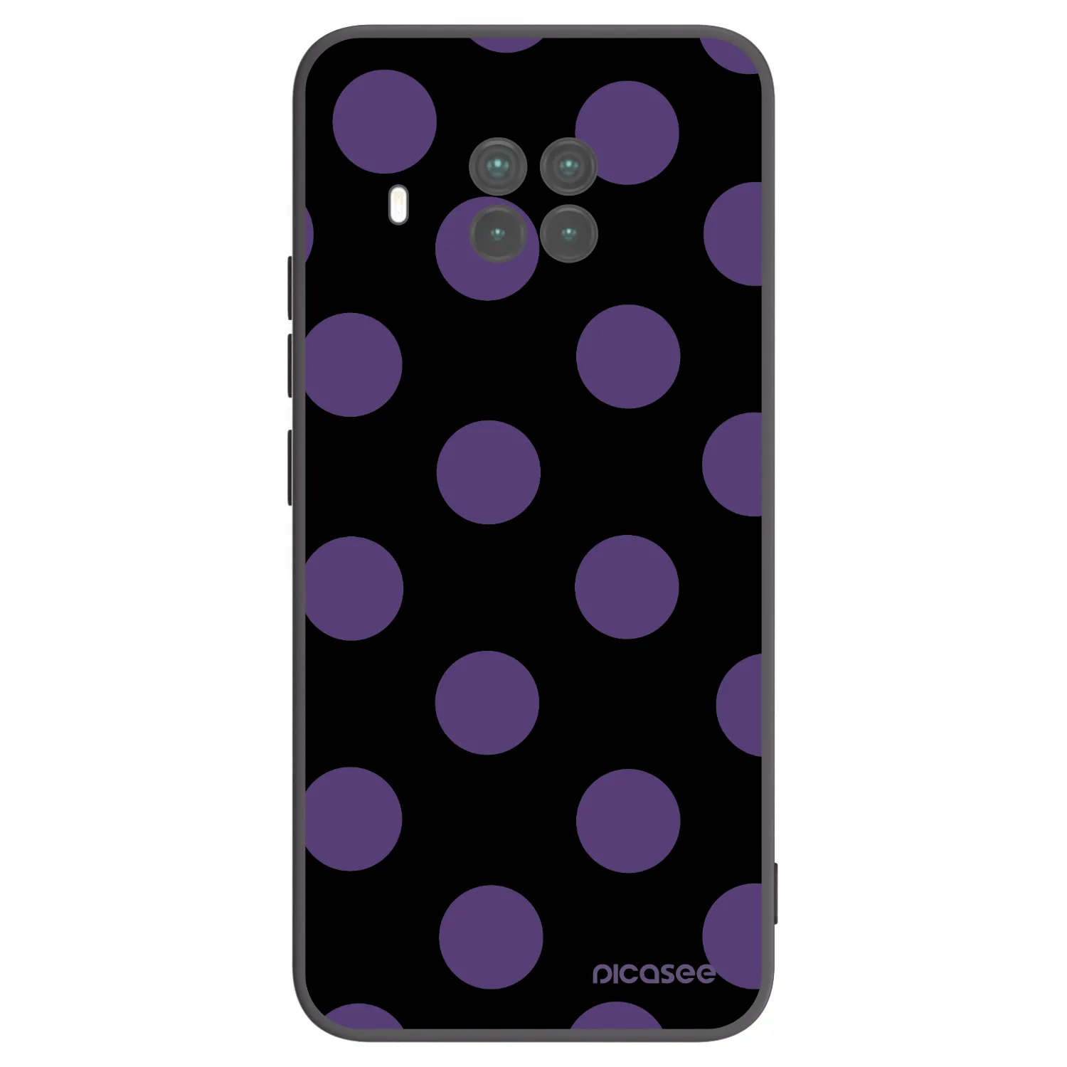 Picasee crna silikonska maskica za Xiaomi Mi 10T Lite - Big flickers