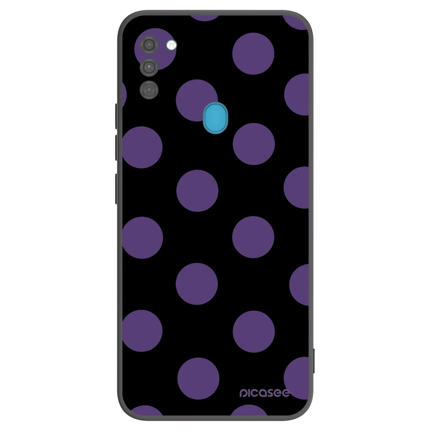 Picasee crna silikonska maskica za Samsung Galaxy M11 - Big flickers
