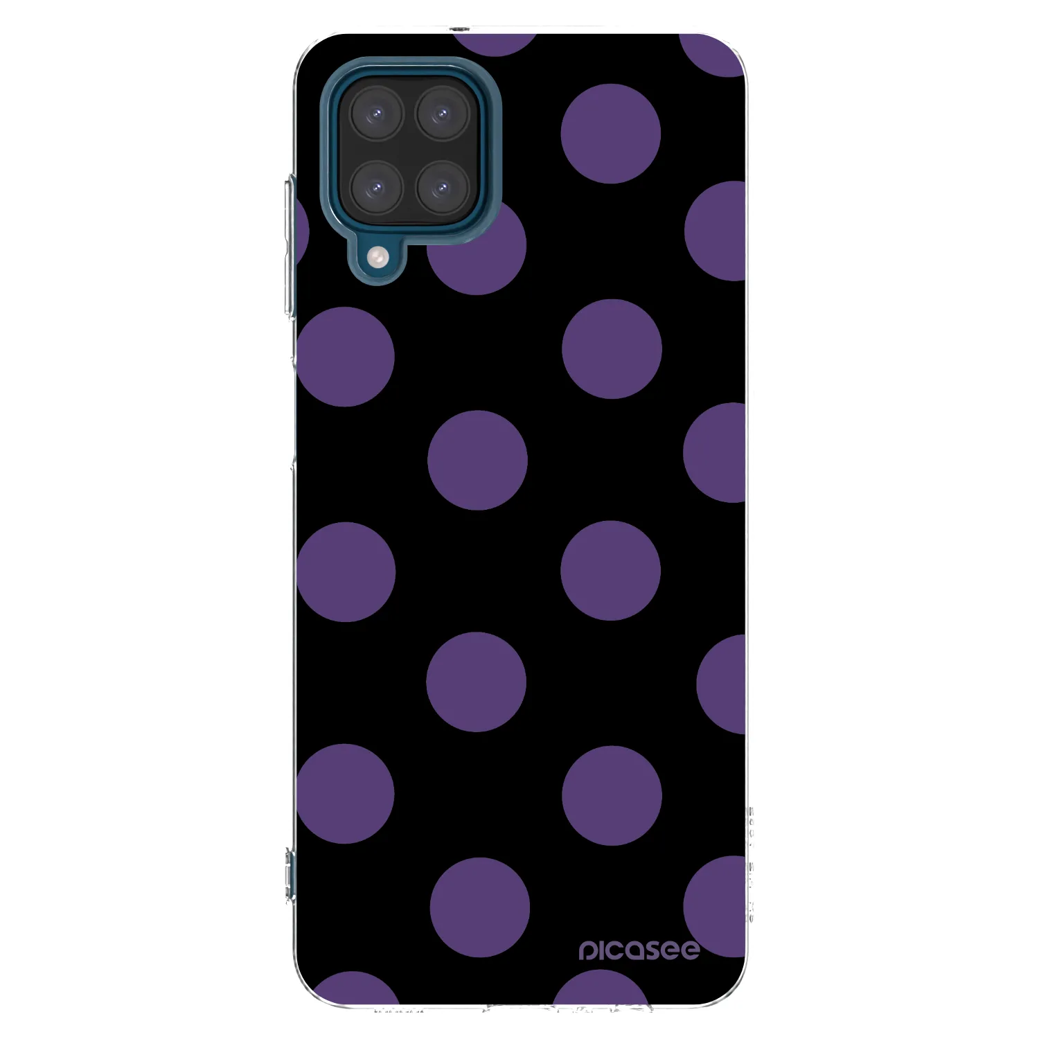 Picasee silikonska prozirna maskica za Samsung Galaxy A12 A125F - Big flickers