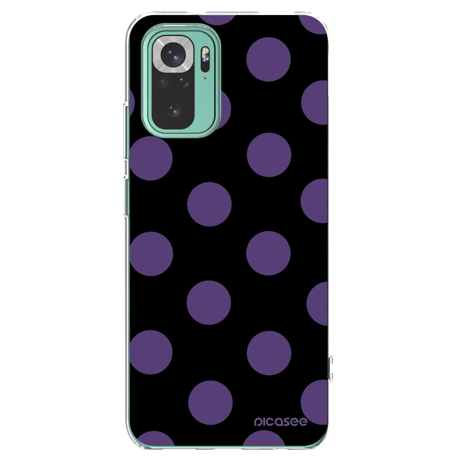 Picasee silikonska prozirna maskica za Xiaomi Redmi Note 10 Pro - Big flickers
