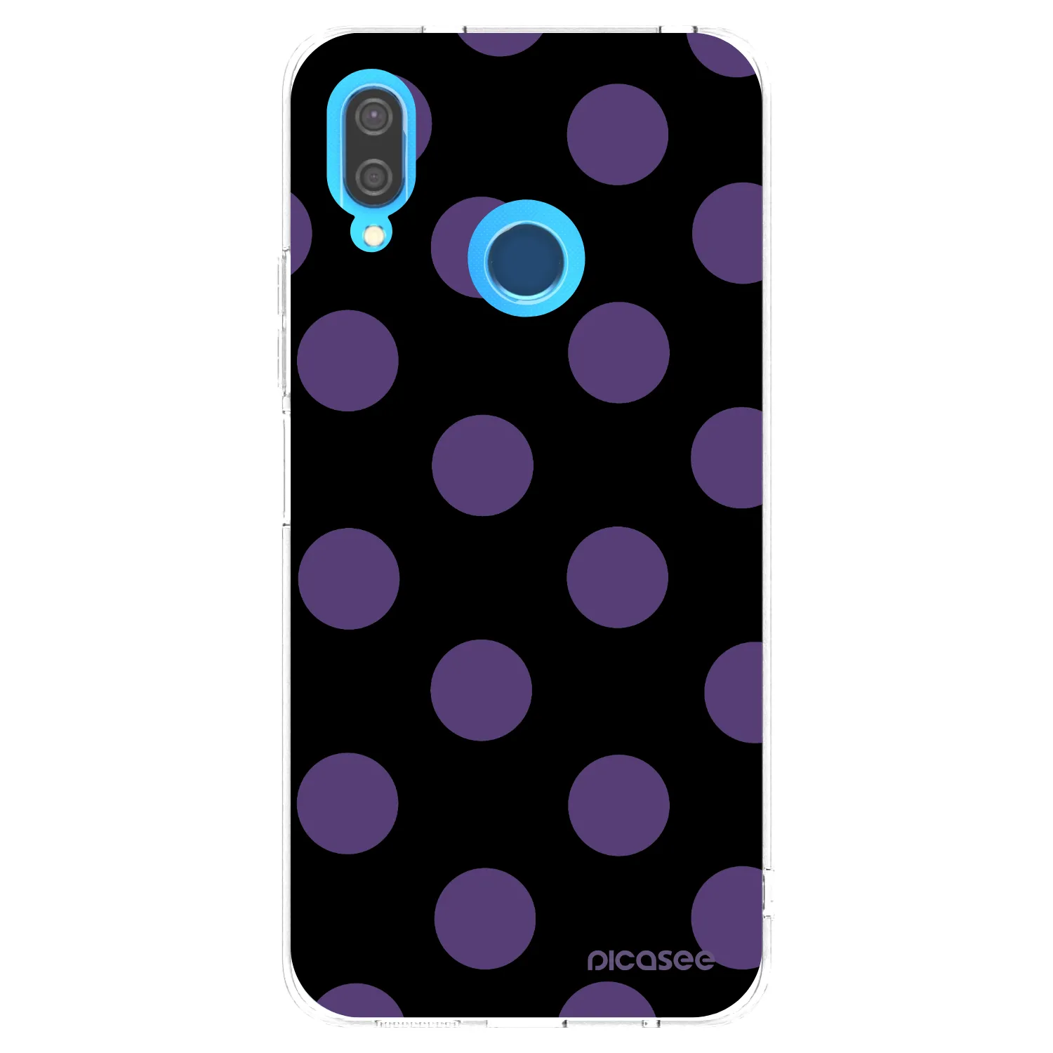 Picasee silikonska prozirna maskica za Huawei P20 Lite - Big flickers