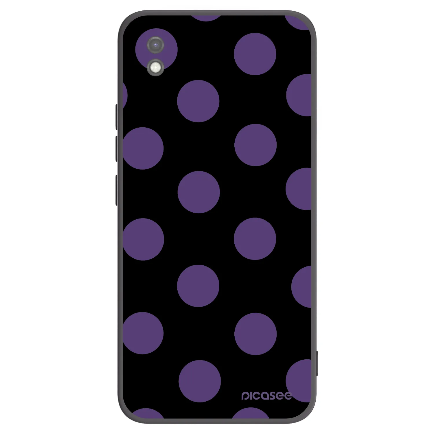 Picasee crna silikonska maskica za Xiaomi Redmi 9AT - Big flickers