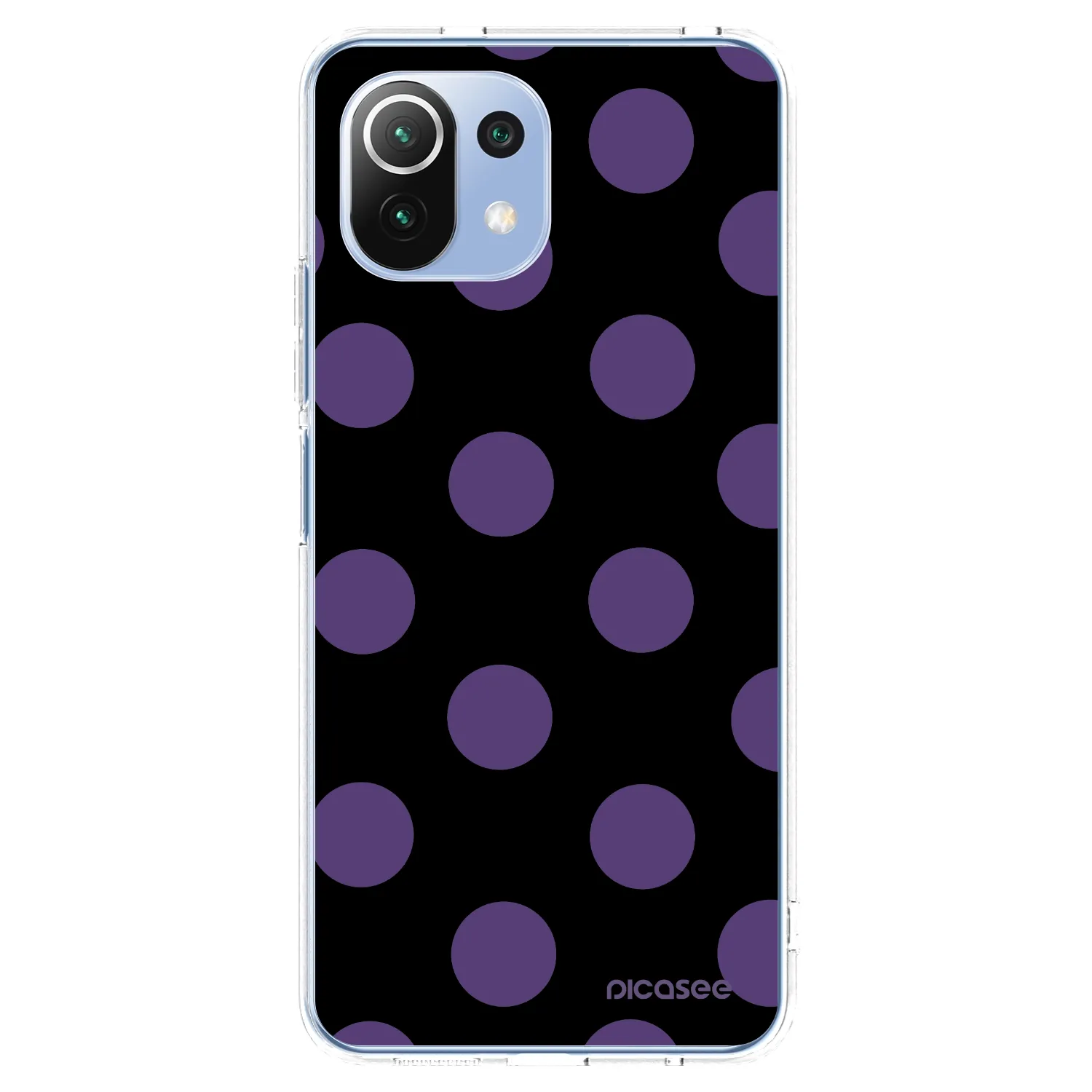 Picasee silikonska prozirna maskica za Xiaomi Mi 11 Lite - Big flickers