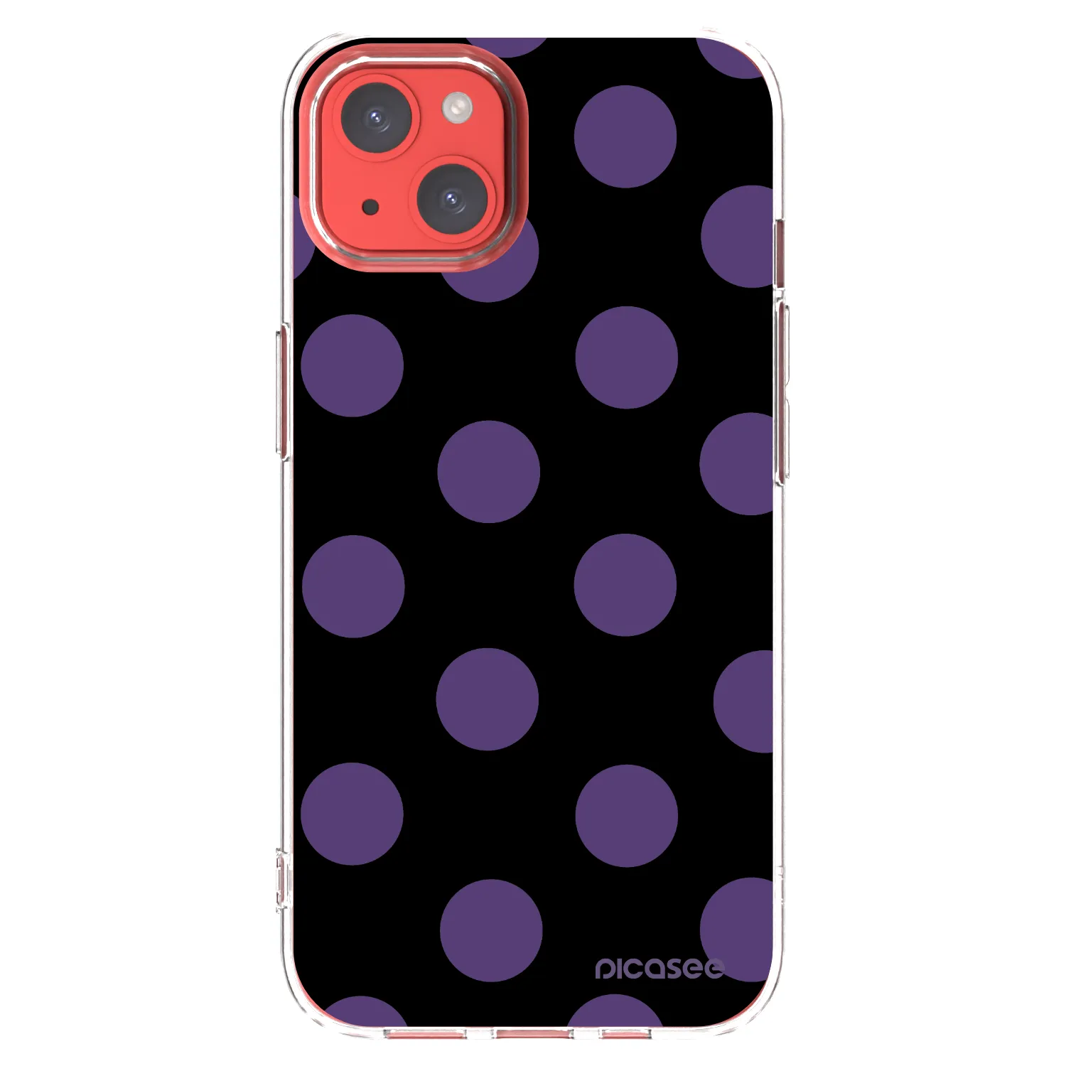Picasee silikonska prozirna maskica za Apple iPhone 13 - Big flickers