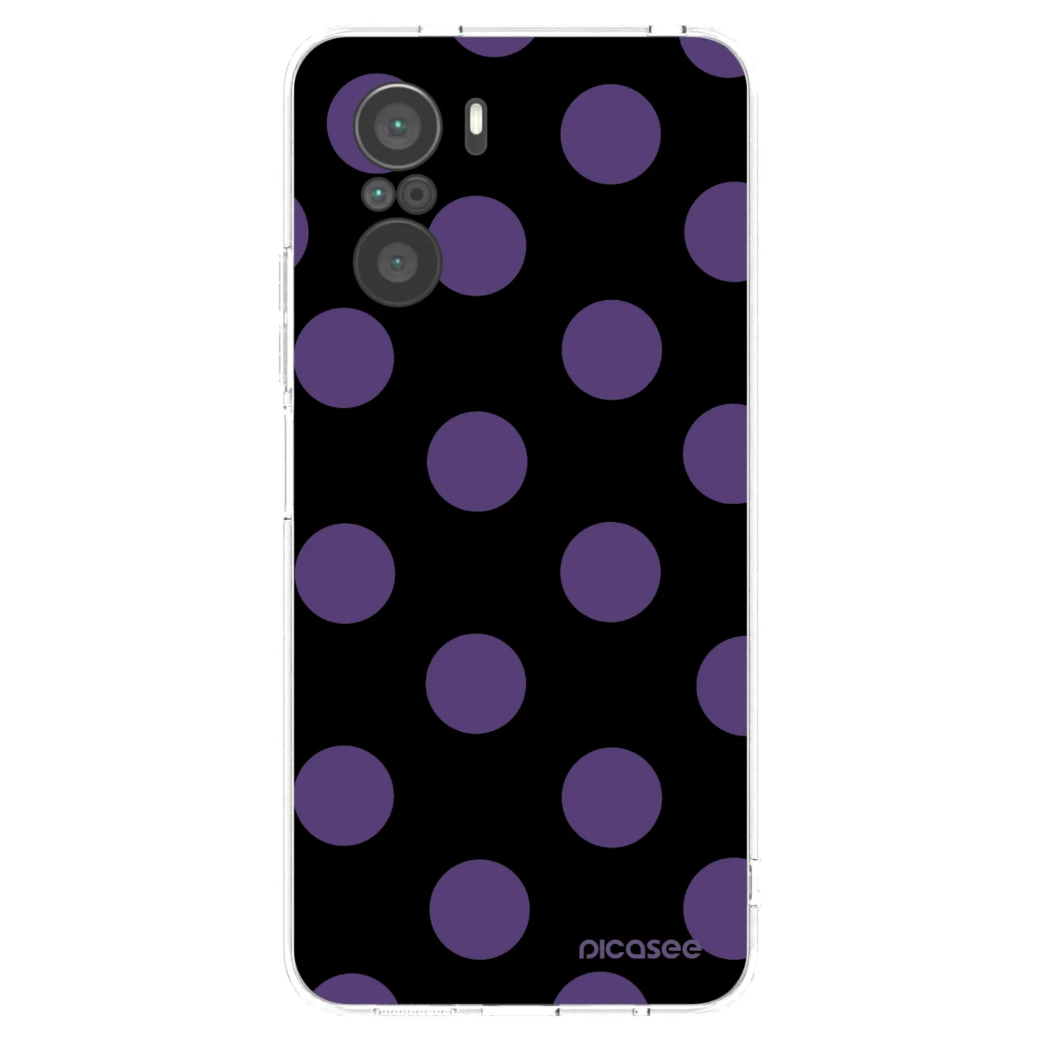 Picasee silikonska prozirna maskica za Xiaomi Poco F3 - Big flickers