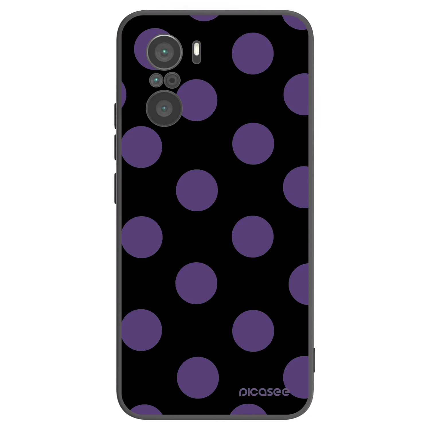Picasee crna silikonska maskica za Xiaomi Poco F3 - Big flickers