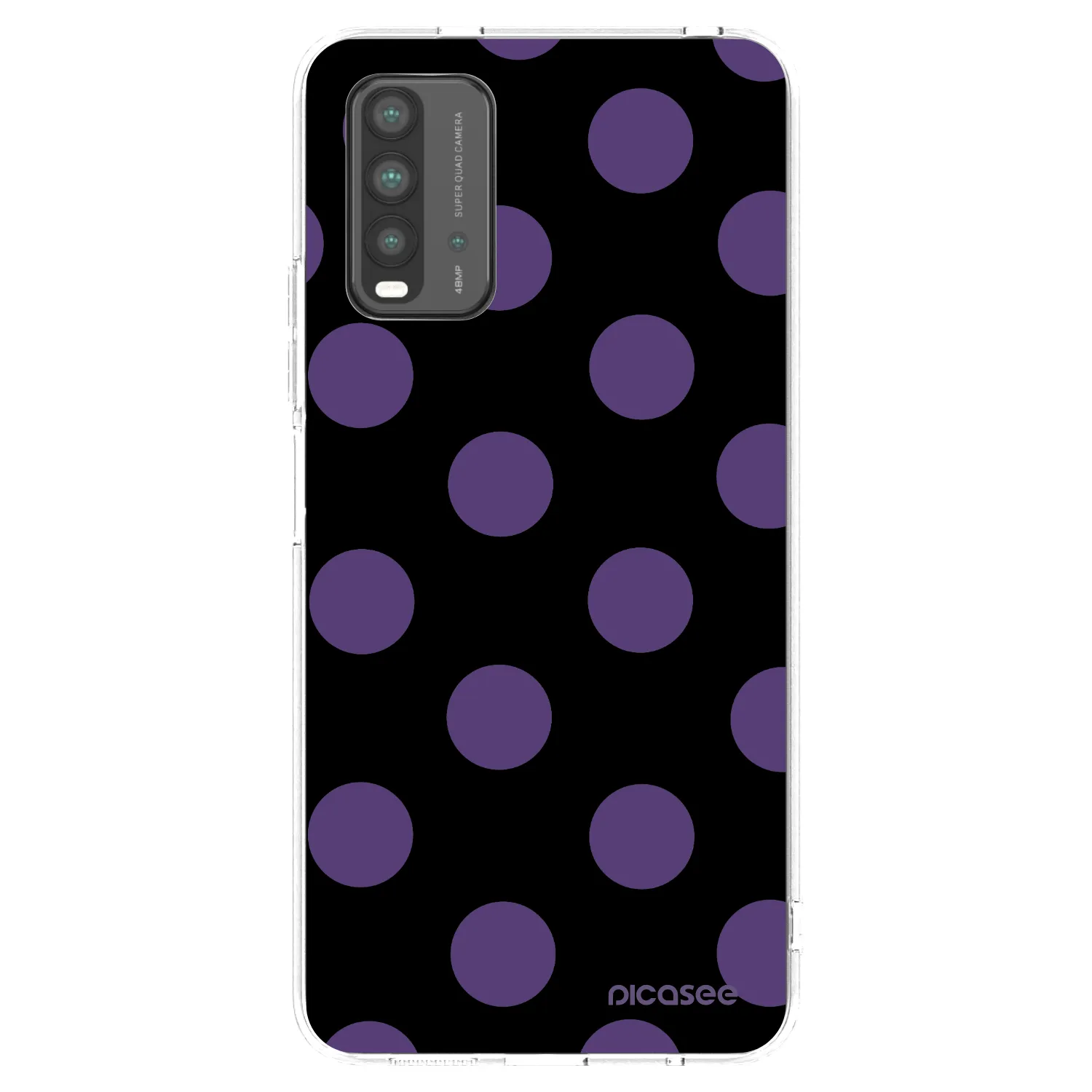 Picasee silikonska prozirna maskica za Xiaomi Redmi 9T - Big flickers