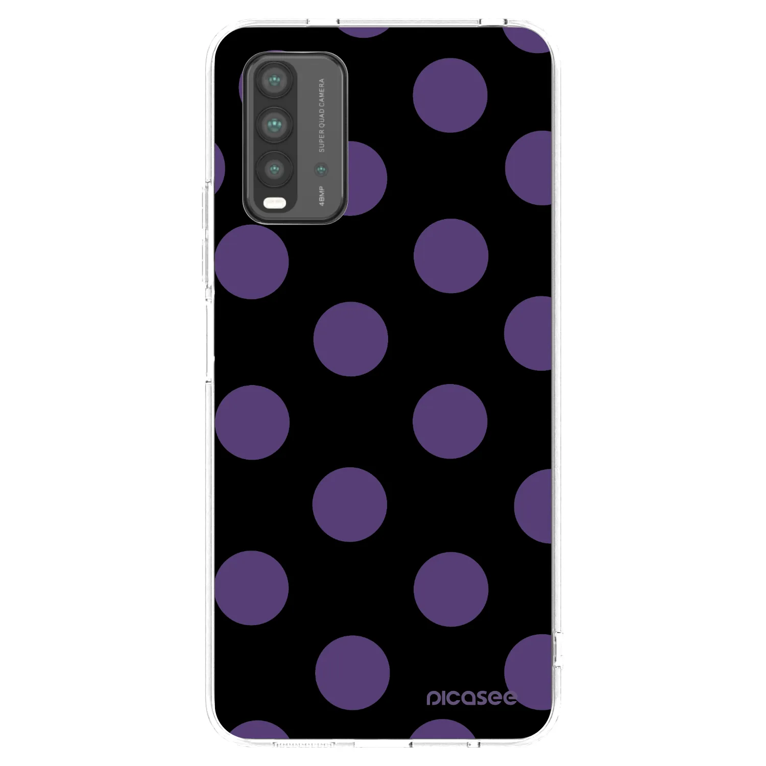 Picasee crna silikonska maskica za Xiaomi Redmi 9T - Big flickers
