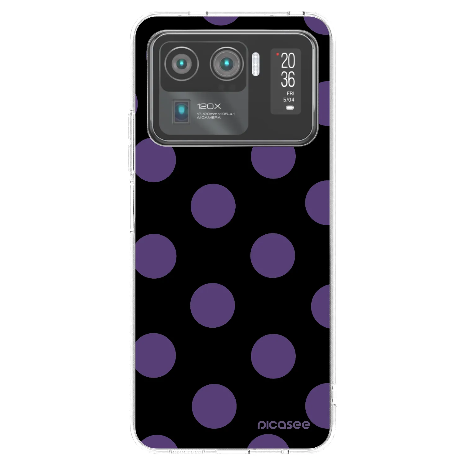 Picasee silikonska prozirna maskica za Xiaomi Mi 11 Ultra - Big flickers