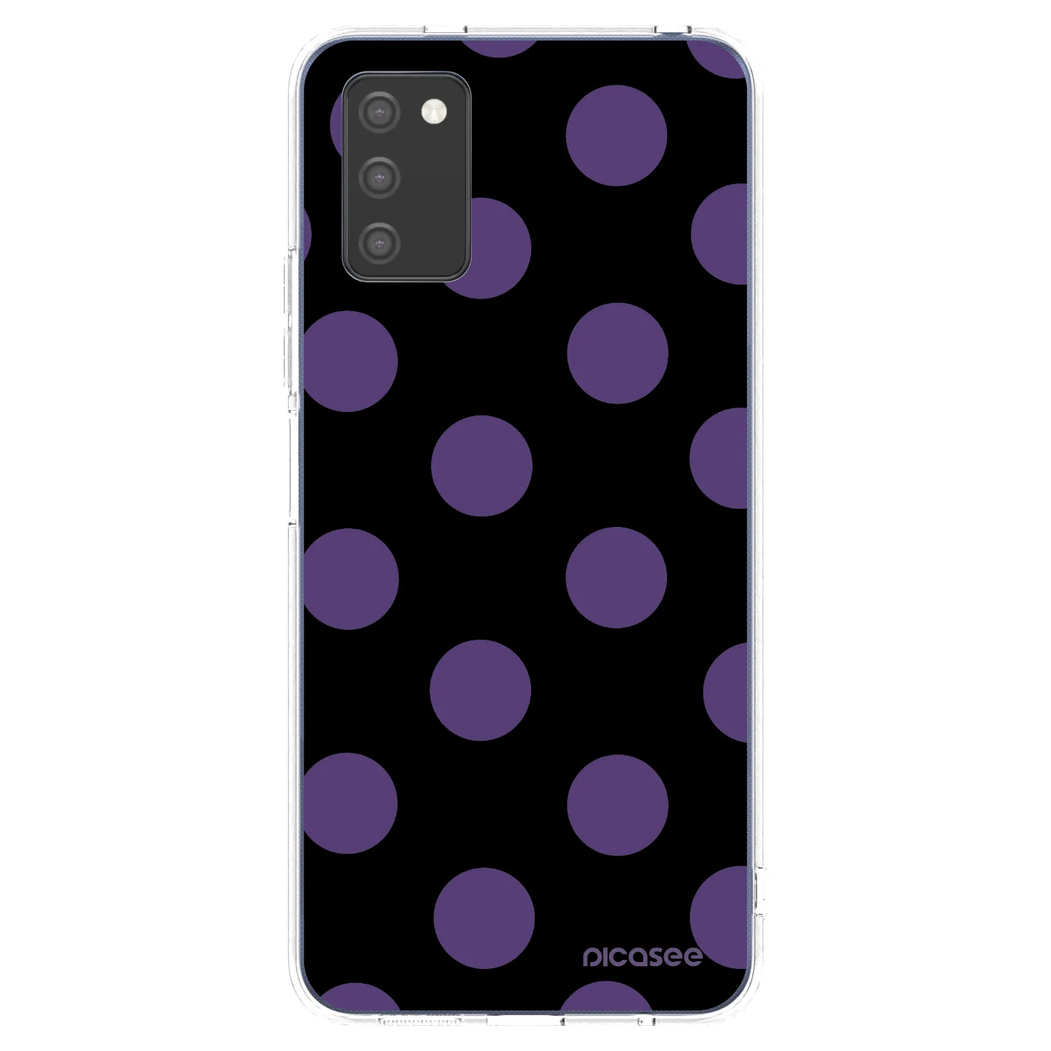 Picasee silikonska prozirna maskica za Samsung Galaxy A02s A025G - Big flickers