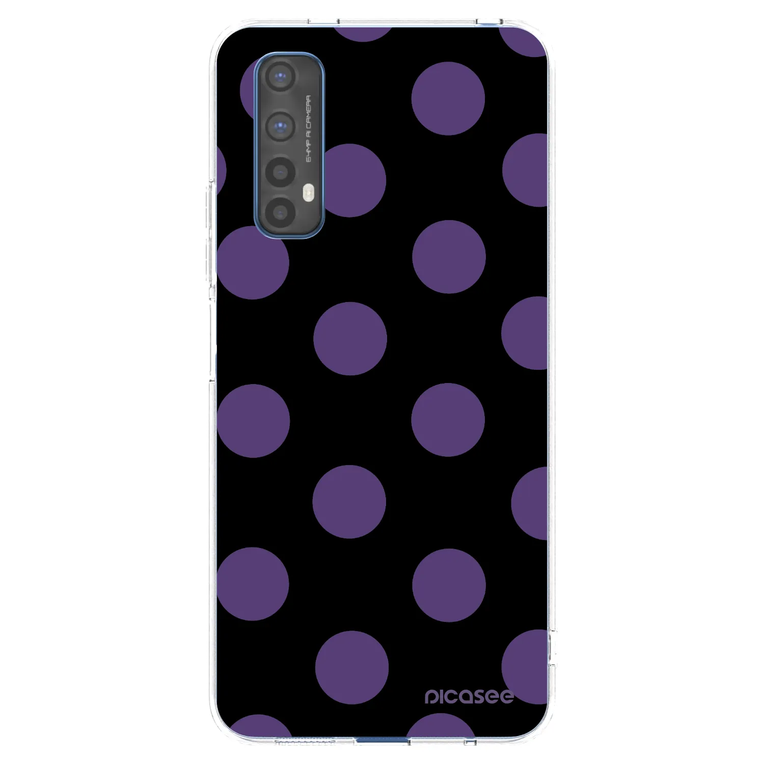 Picasee silikonska prozirna maskica za Realme 7 - Big flickers