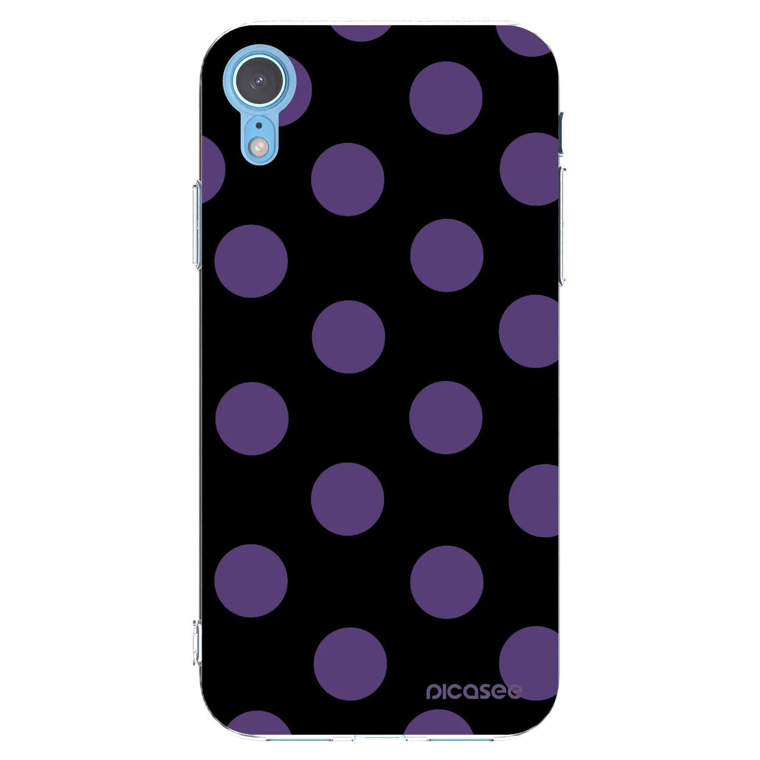 Picasee silikonska prozirna maskica za Apple iPhone XR - Big flickers